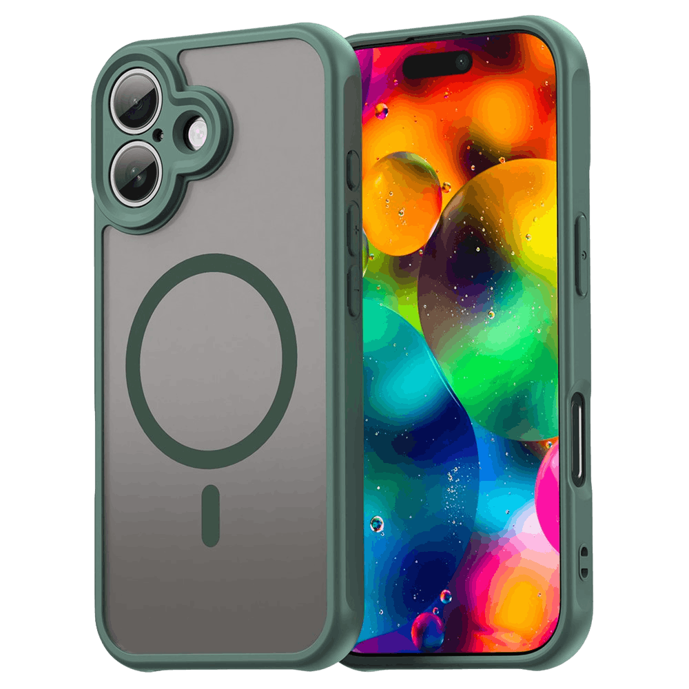 Mocaa Apple iPhone 17 Slim Anti-Shock MagSafe Hoesje Groen