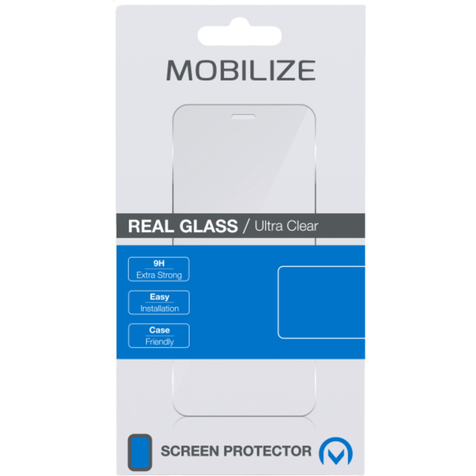 Mobilize Moto G13 / G23 / G53 Glazen Screenprotector Transparant - Voorkant