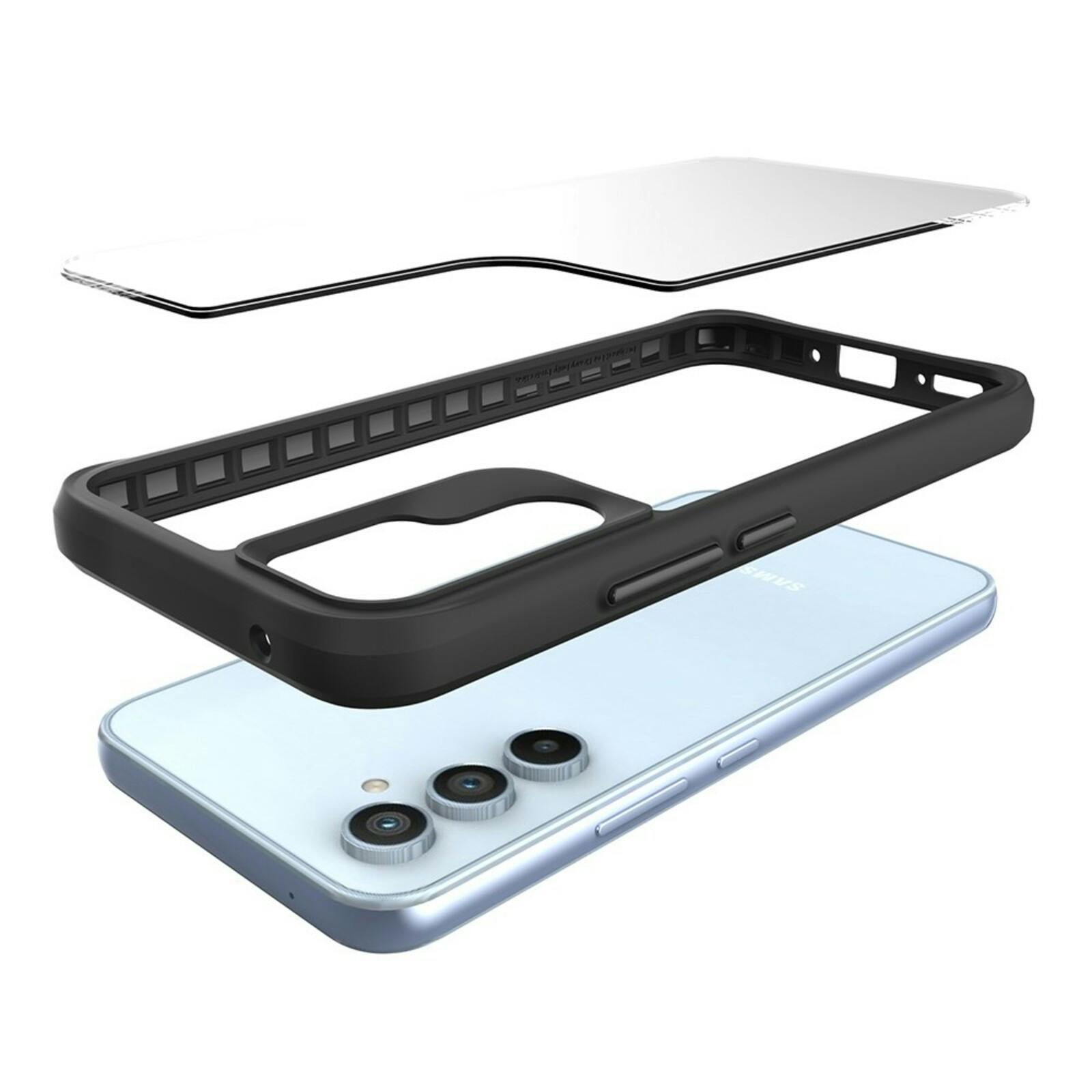 CaseBody Samsung A15 Combat X Beschermhoesje Zwart