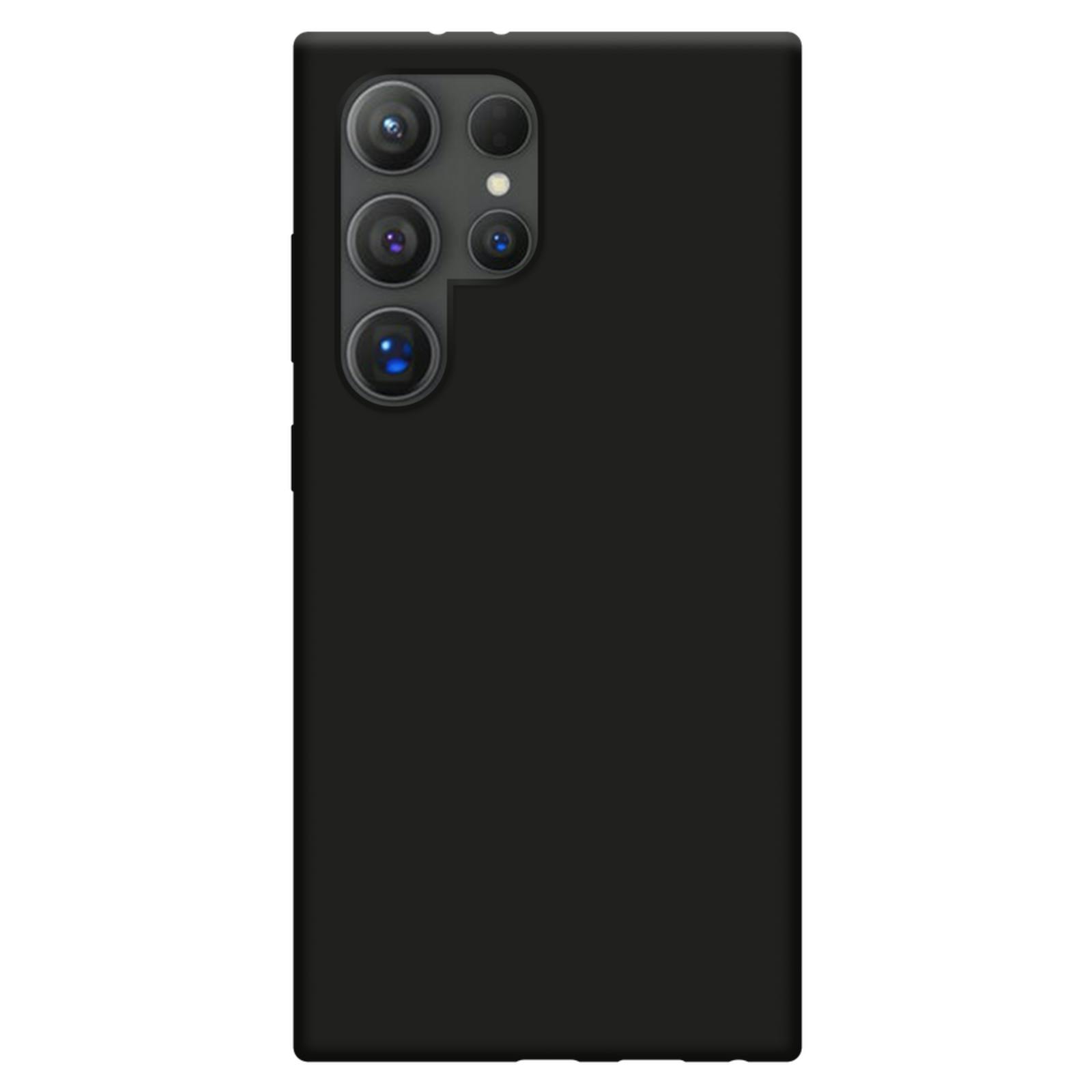 Just in Case Galaxy S24 Ultra TPU Hoesje Met Draagkoord Zwart