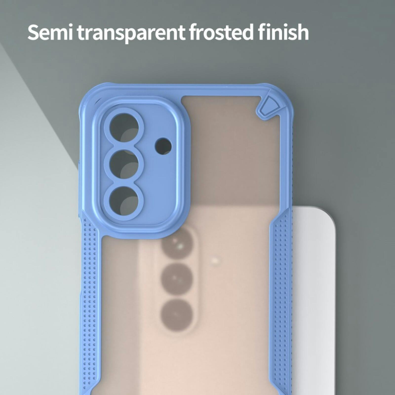 Mocaa Samsung Galaxy A26 Lichtgewicht Rugged Beschermhoesje Blauw