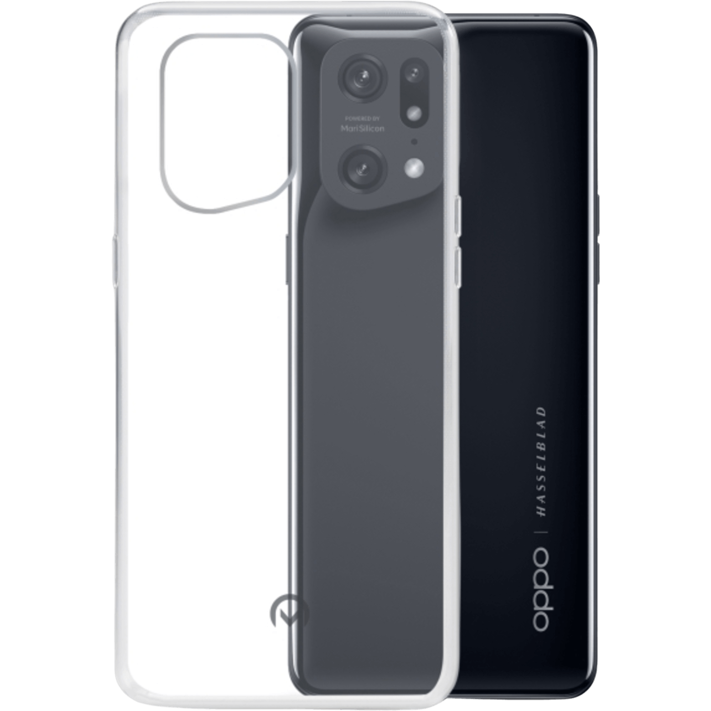 Mobilize OPPO Find X5 Pro Siliconen (TPU) Hoesje Clear - Voorkant