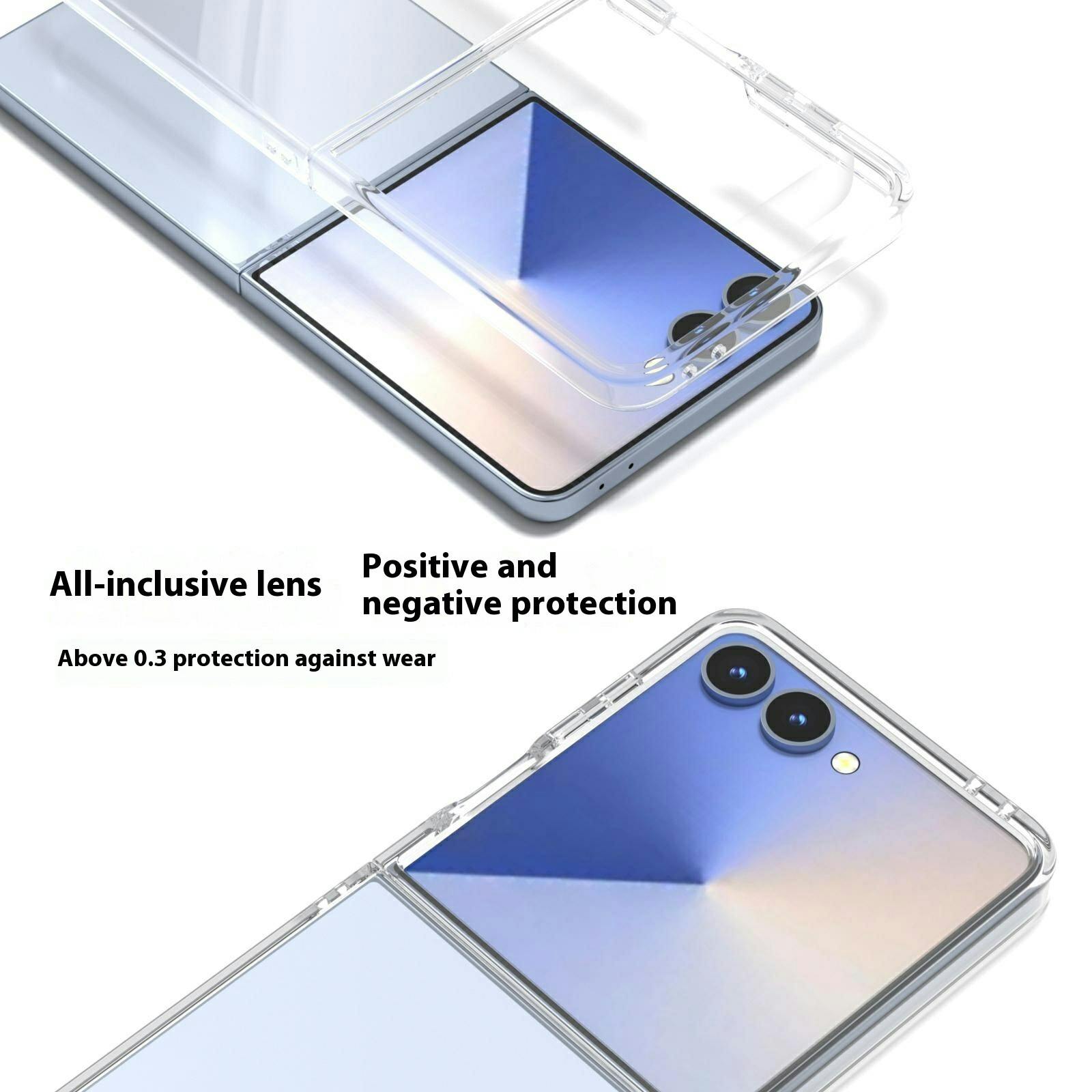 CaseBody Samsung Galaxy Z Flip7 Hardcase Transparant