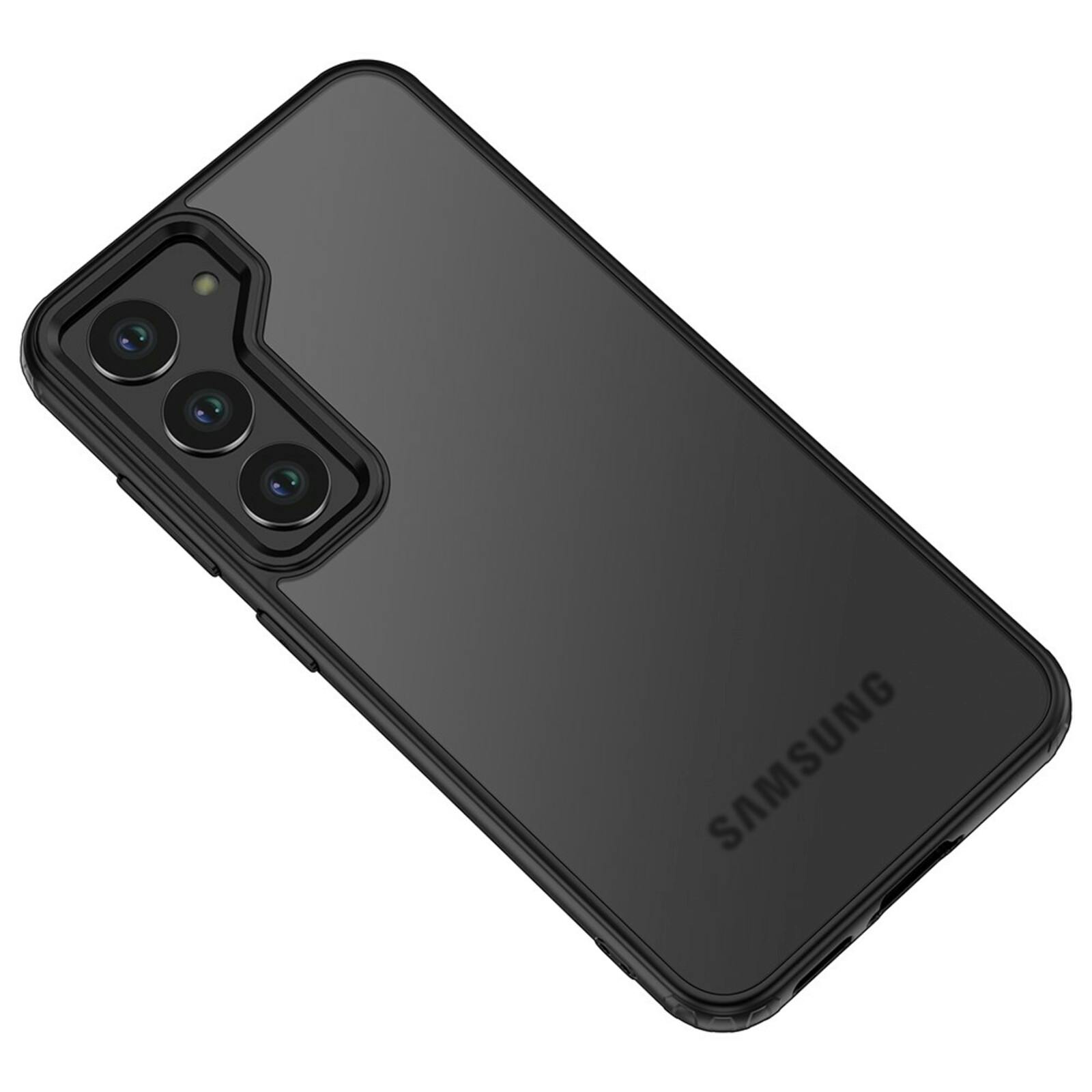 CaseBody Samsung S23 Airbag Schokbestendig Hoesje Zwart