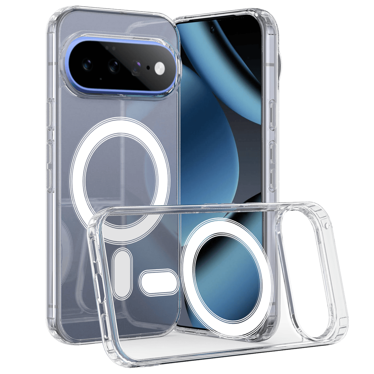 CaseBody Google Pixel 11 Pro XL Magnetische TPU Case Transparant