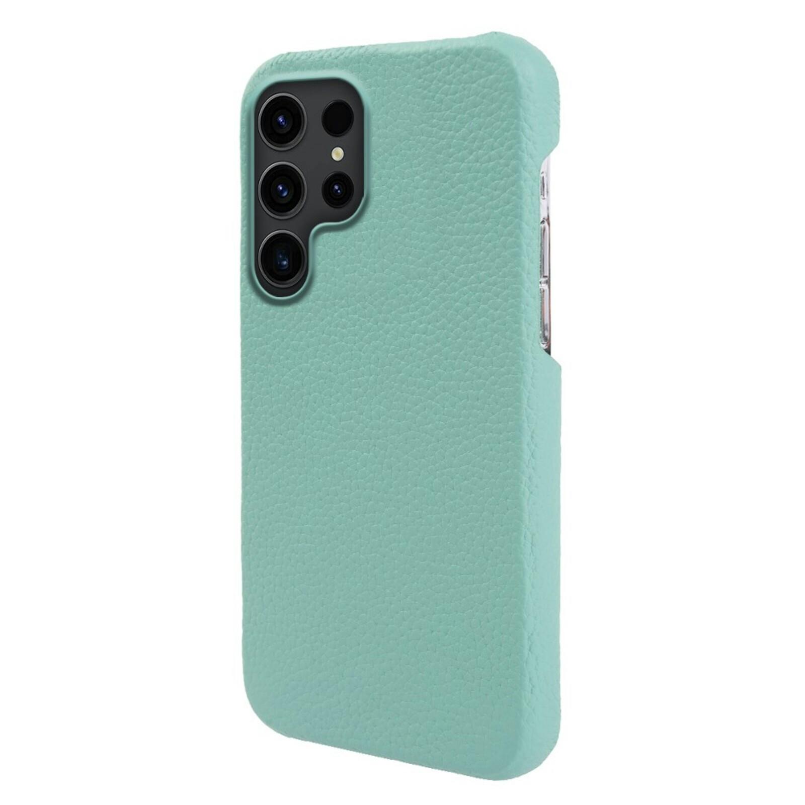 Fashion Samsung Galaxy S26 Ultra Magnetisch Hoesje Echt Leer Groen