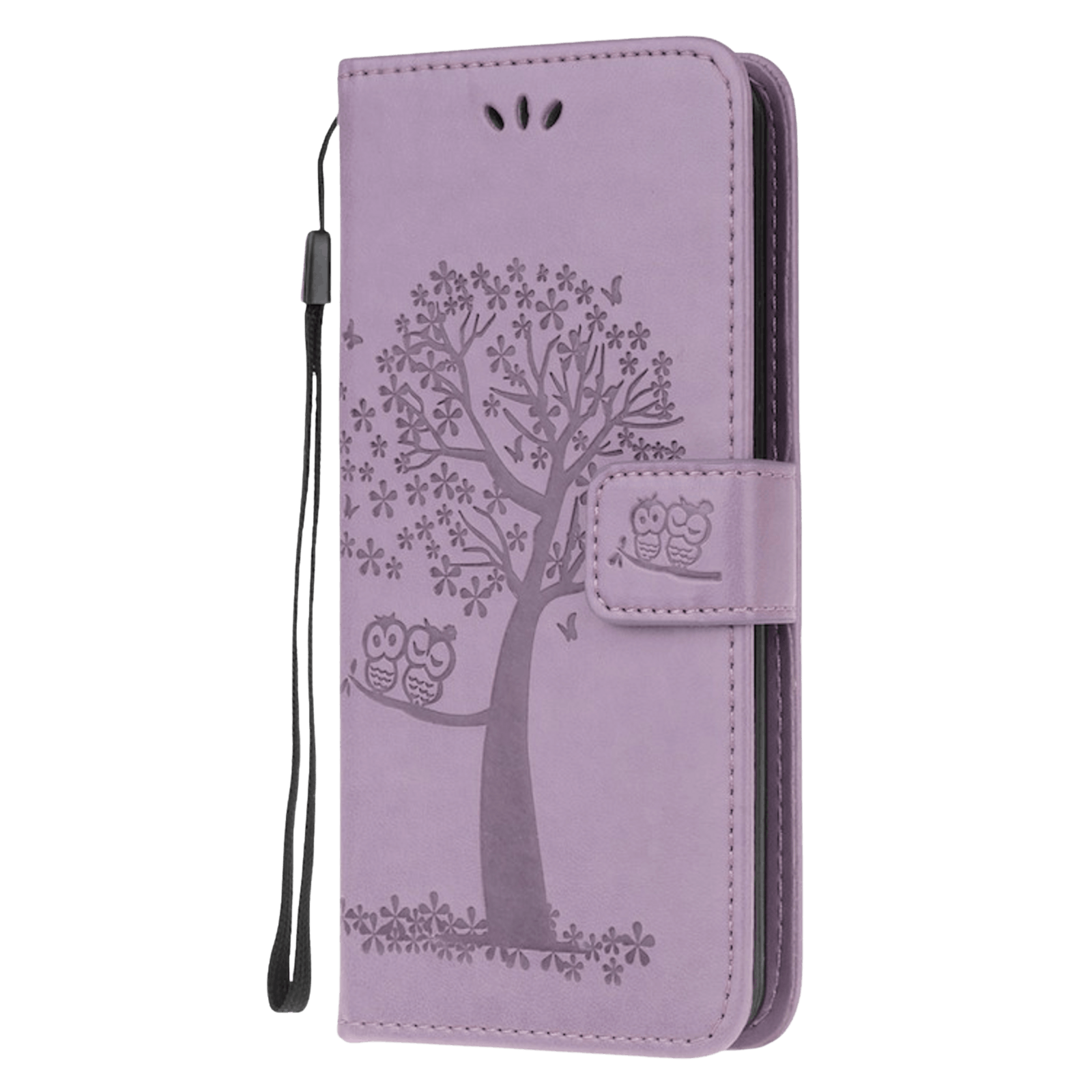 Comfycase Samsung Galaxy S20 Plus Bookcase Hoesje Uiltjes Paars