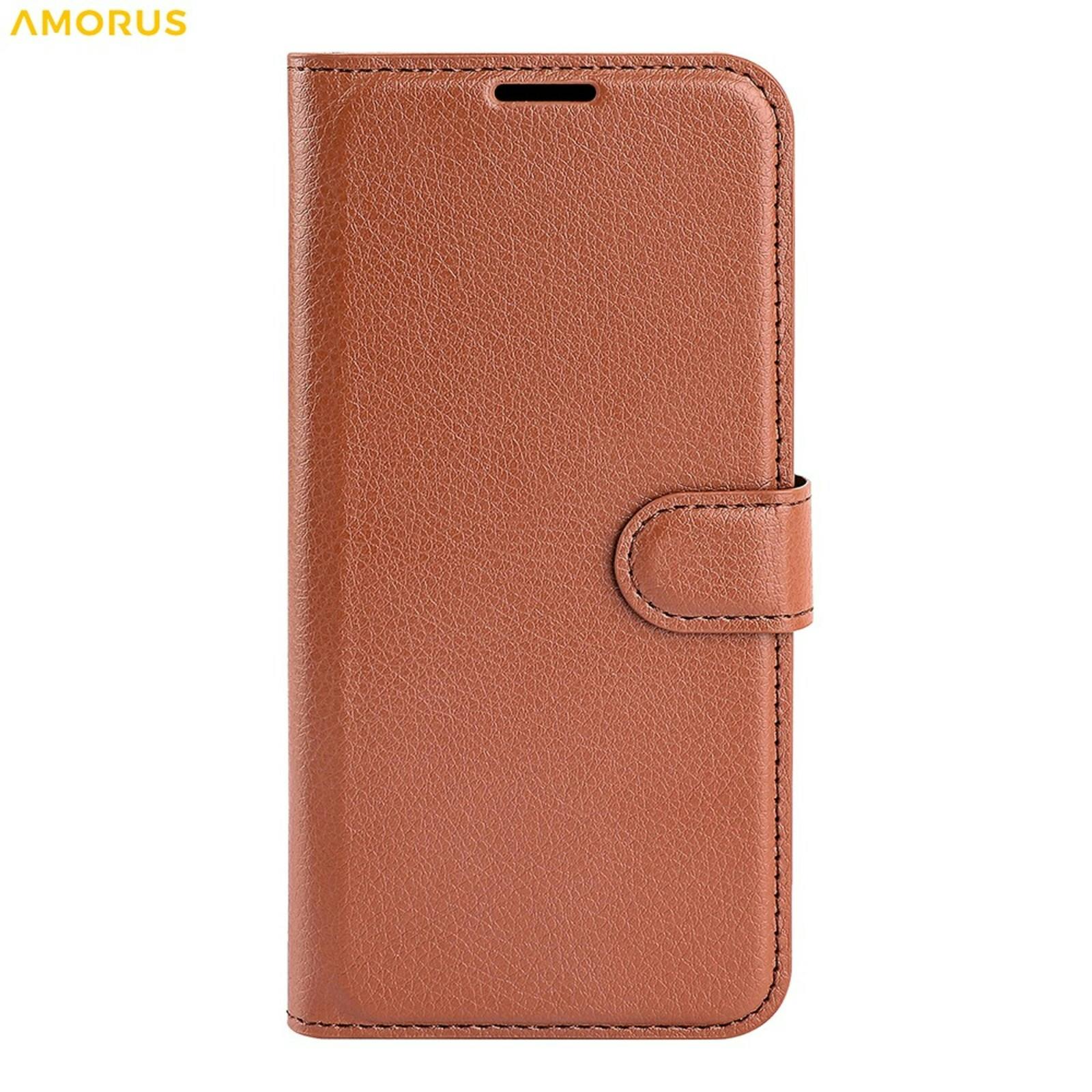 Amorus Samsung Galaxy A37 Bookcase Hoesje Bruin