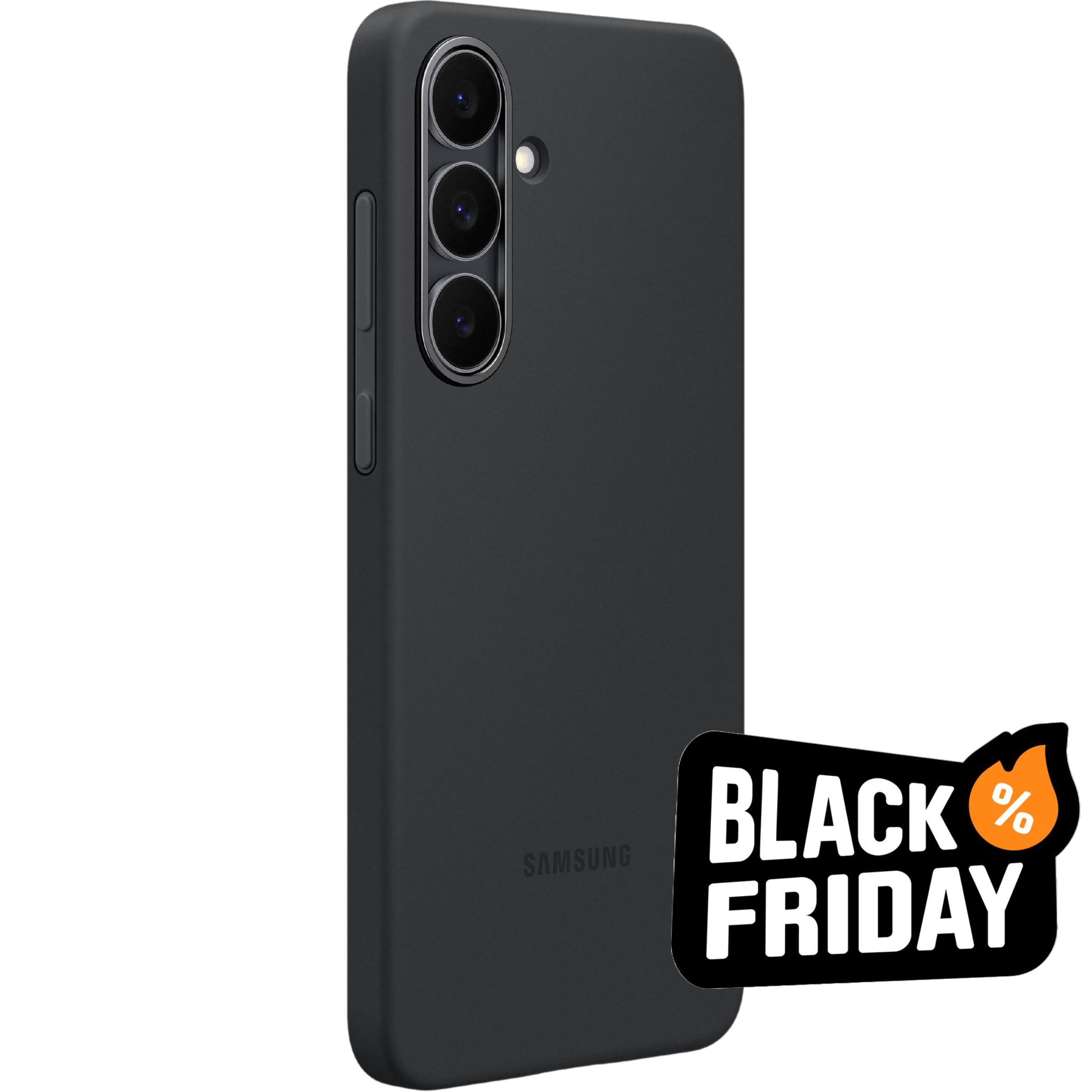 Samsung Galaxy S25 FE Siliconen Case Zwart