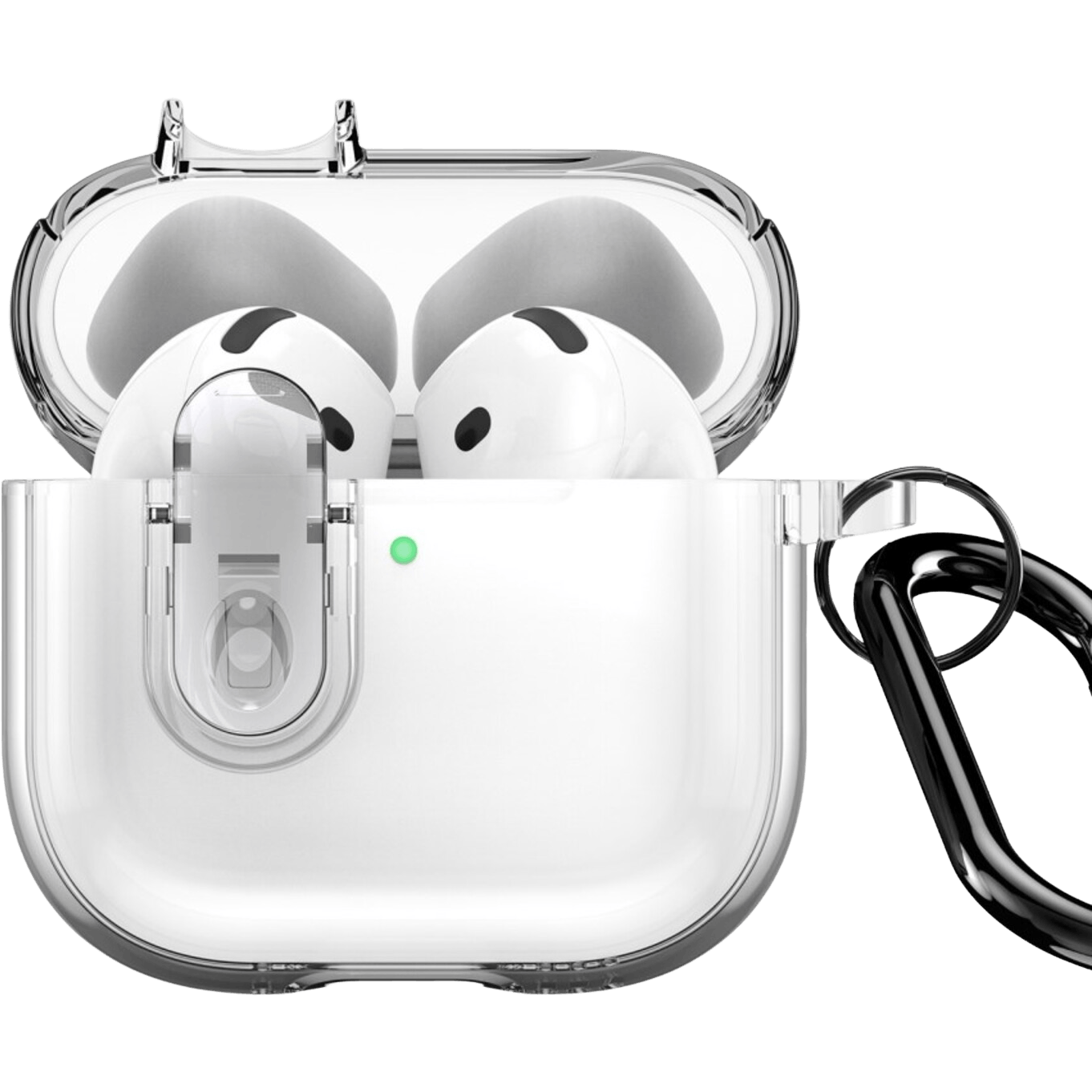 DUX DUCIS AirPods 4 PECL Series Hoesje met Haak Transparant