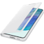 Samsung Galaxy S21 FE Doorzichtig View Hoesje White - Voorkant
