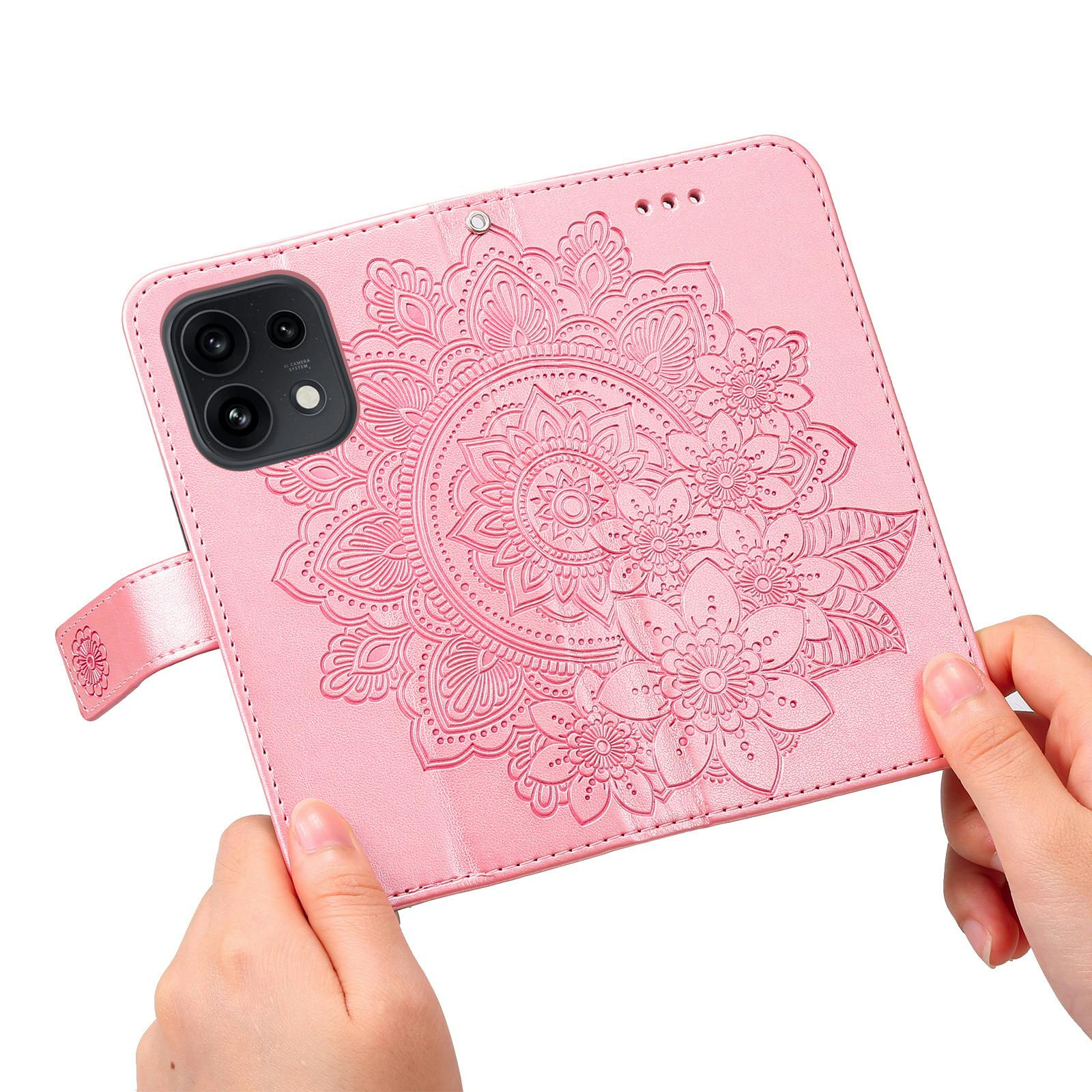 Comfycase OPPO Reno16 Pro 5G Mandala Wallet Roze