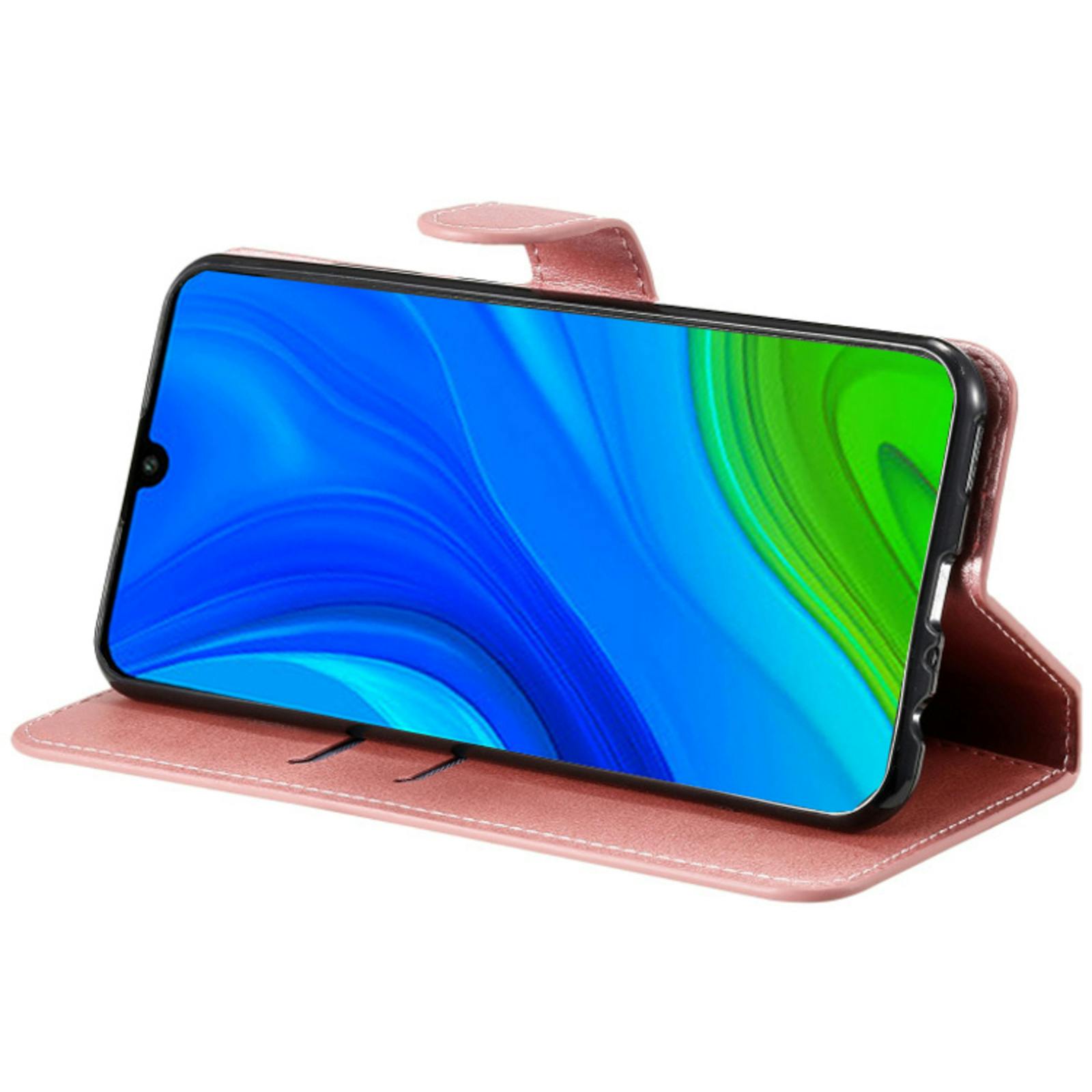 Mocaa Huawei P Smart 2020 Slim-Fit Boek Hoesje Roségoud