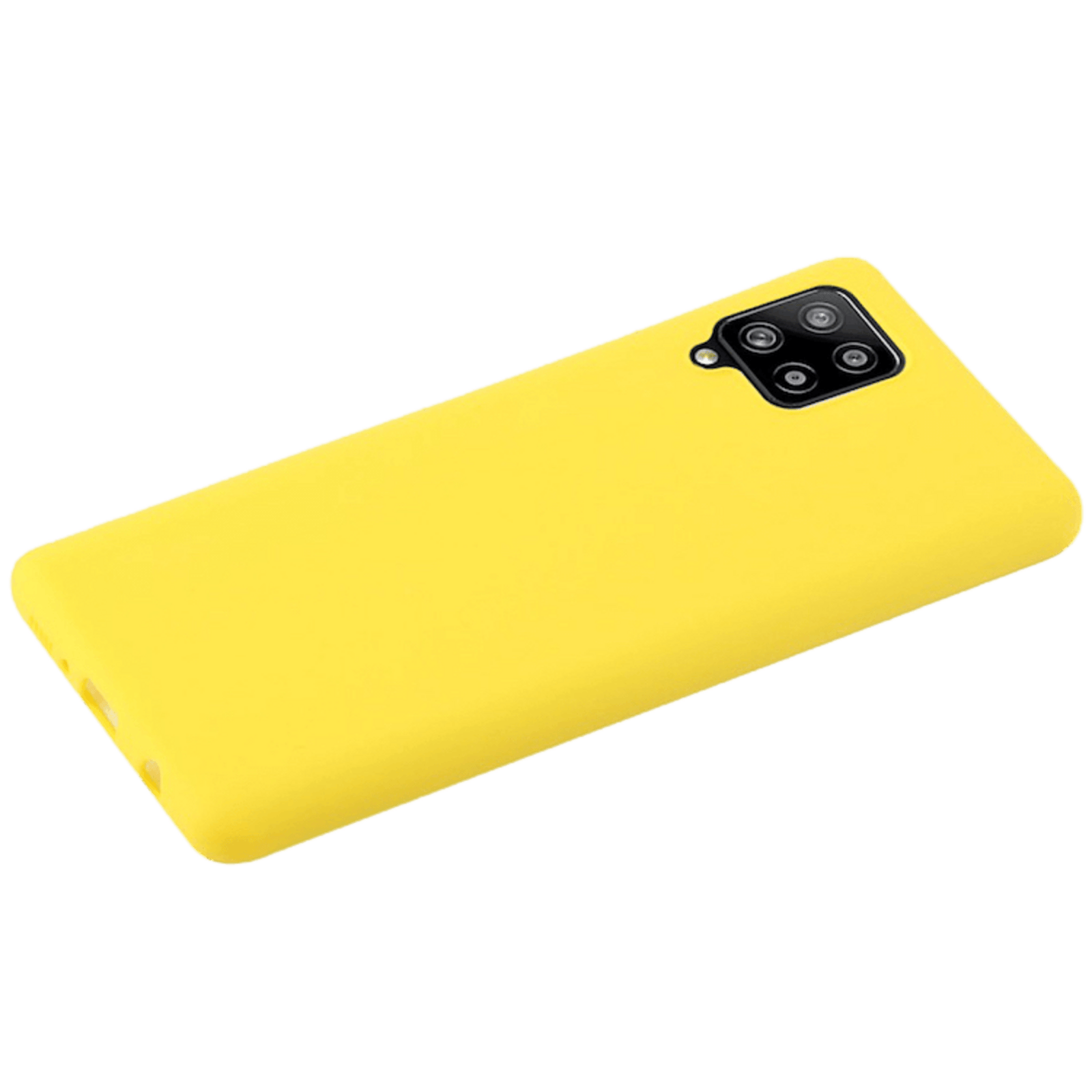 Mocaa Samsung Galaxy A42 Slim-Fit Telefoonhoesje Geel