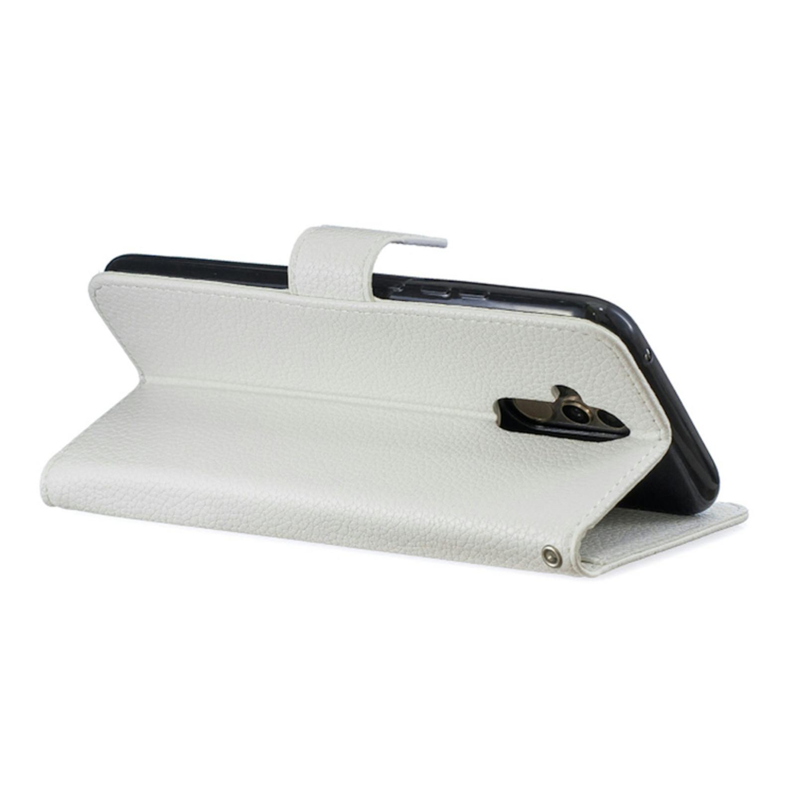 Mocaa Huawei Mate 20 Lite Bling Bookcase Hoesje Vlinders Wit