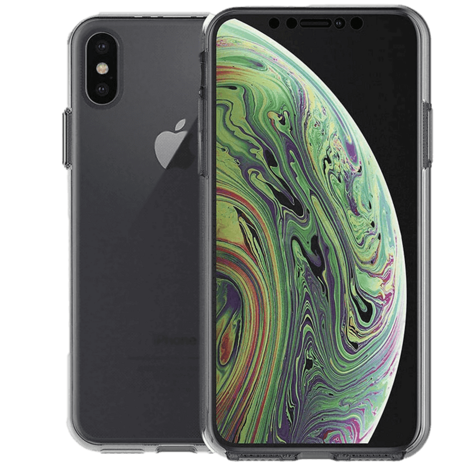 Mocaa iPhone Xs / X Full Body Beschermhoes Transparant