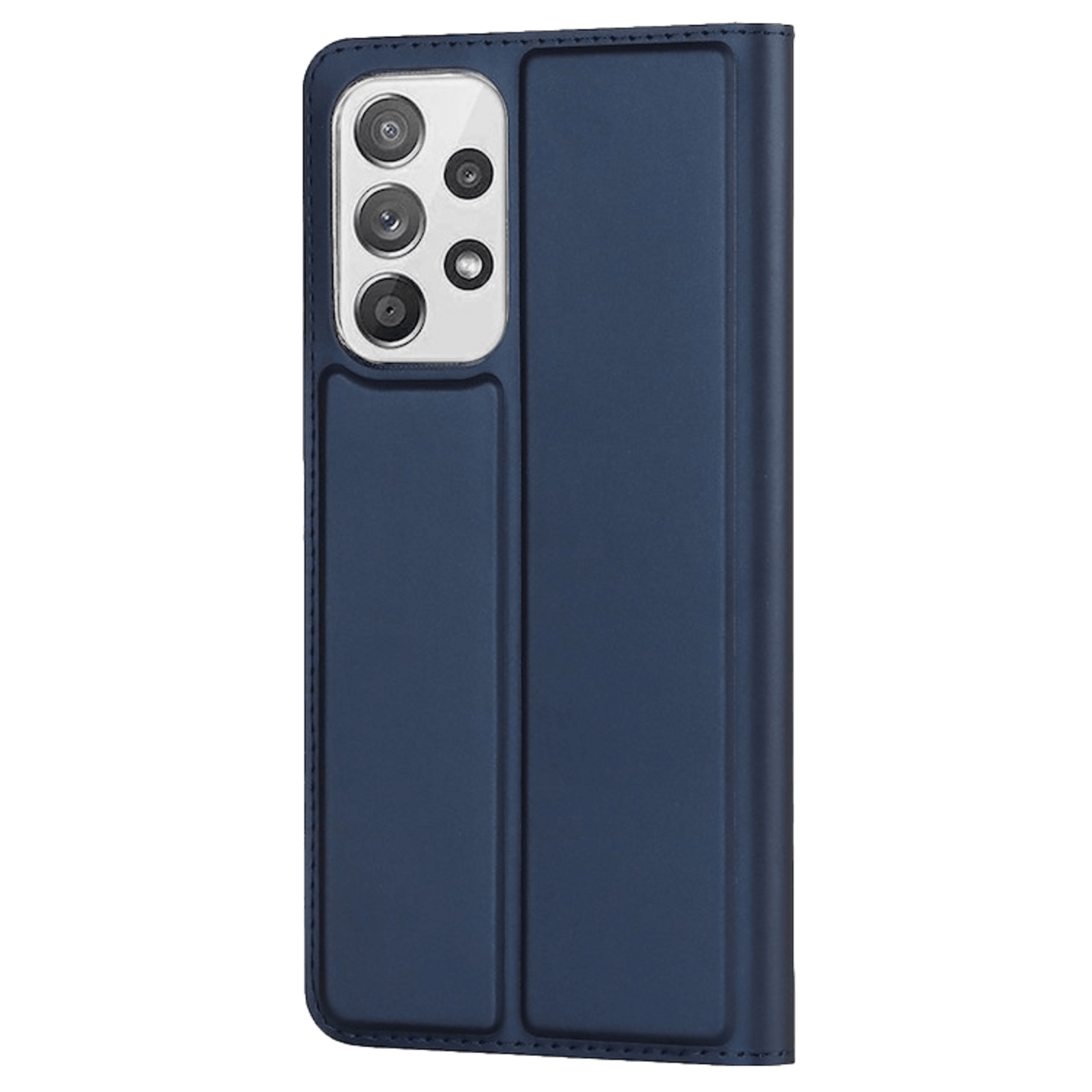 Comfycase Samsung Galaxy A53 Ultra-Slim Flip Case Magnetische Sluiting Blauw