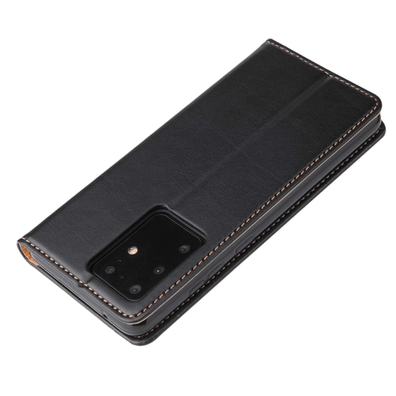 Fierre Shann Samsung Galaxy S20 Ultra Slim Wallet Hoesje Zwart