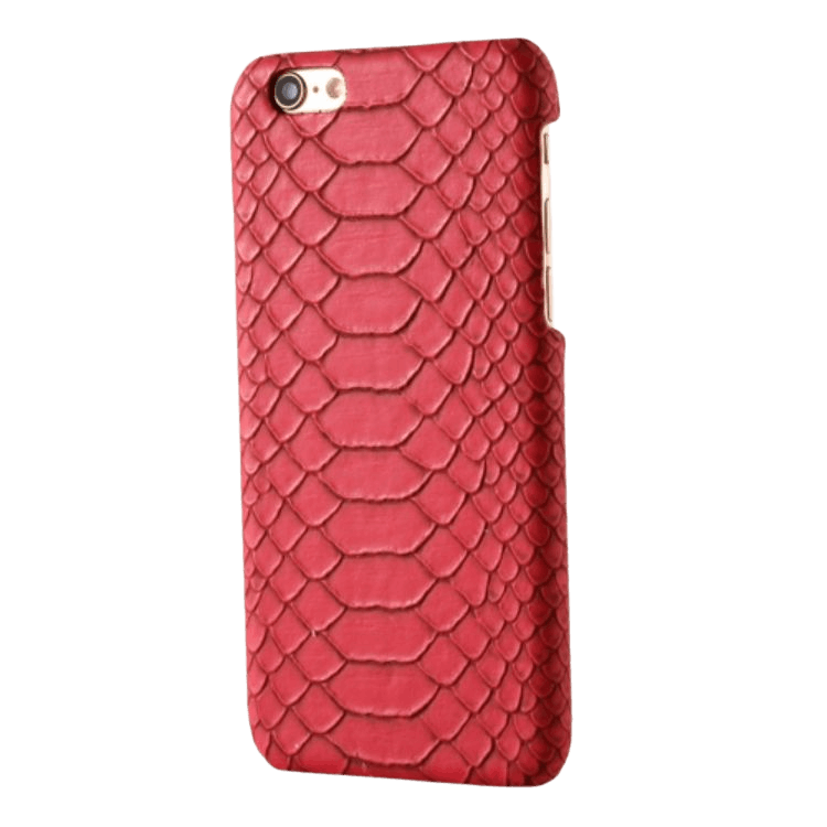 CaseBody iPhone 6 / 6s SnakeSkin Hoesje Rood