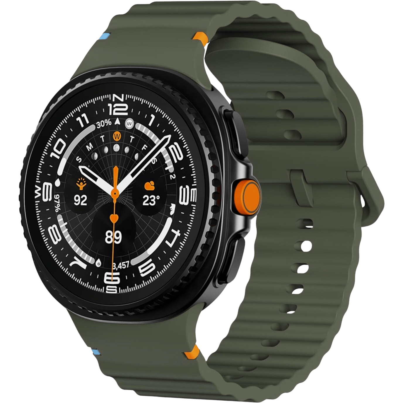 Kalebol Samsung Galaxy Watch8 (Classic) Siliconen Horlogebandje Groen