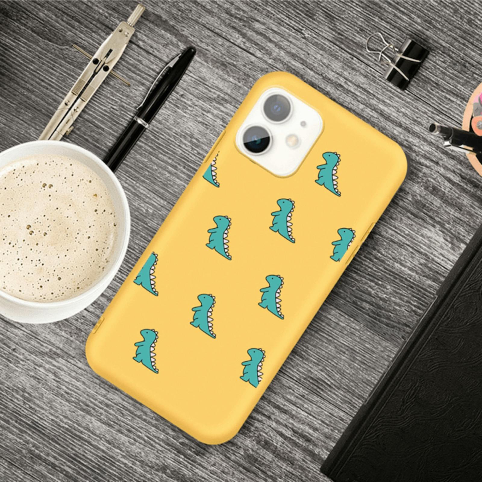 Mocaa iPhone 11 Designz Dino Case Geel
