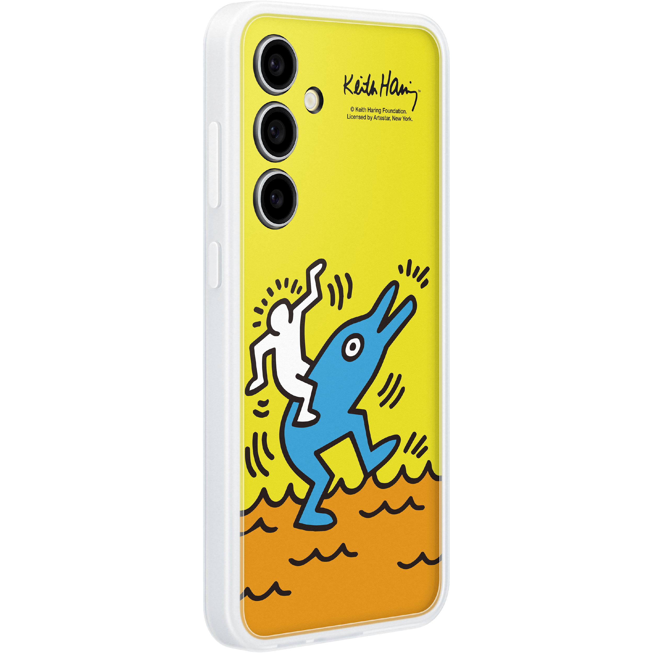 Samsung Galaxy S24 FE Flipsuit Case met Kaart Yellow