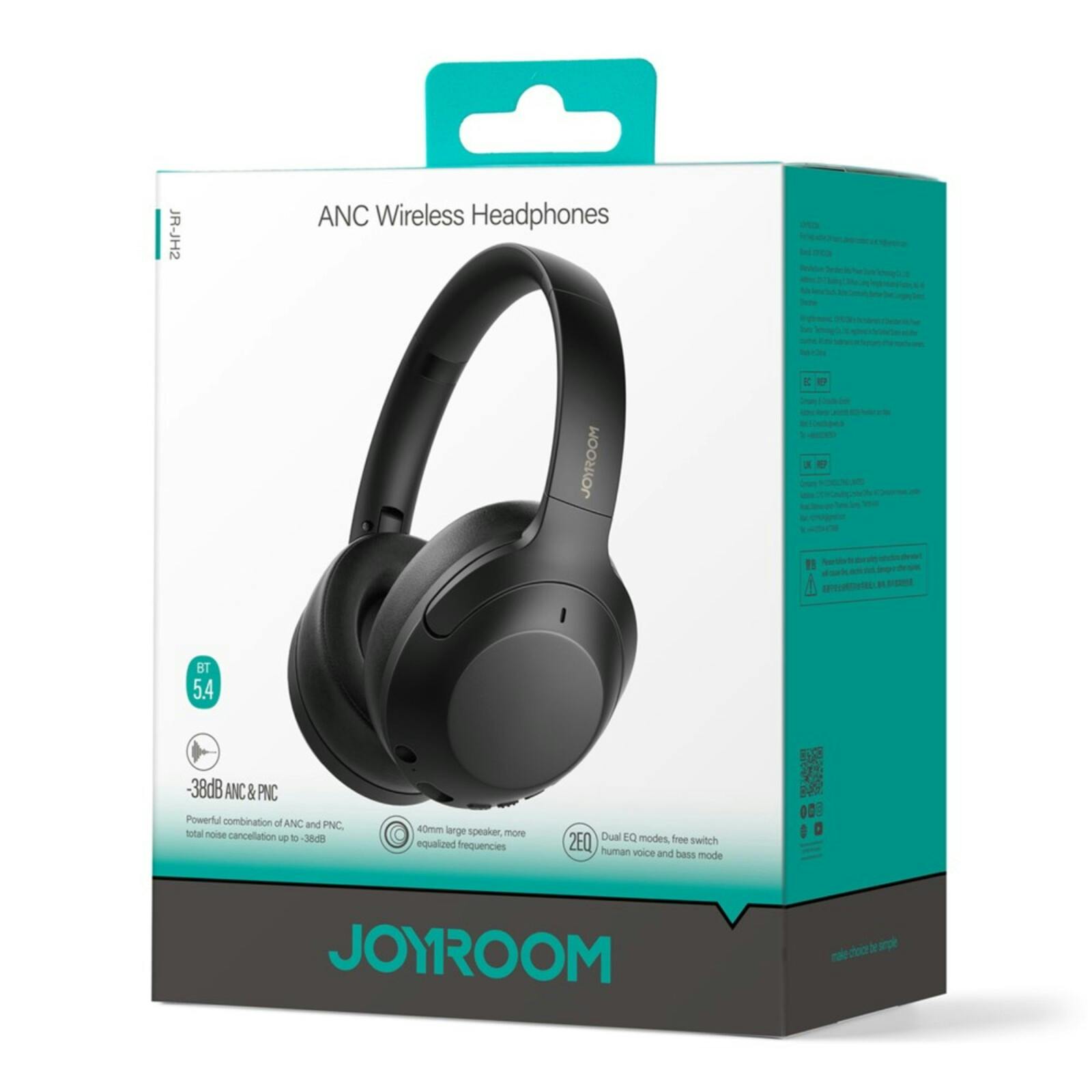 Joyroom ANC Wireless Headphones Zwart
