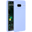 Accezz Pixel 7 Liquid Siliconen Hoesje Paars - Voorkant & achterkant
