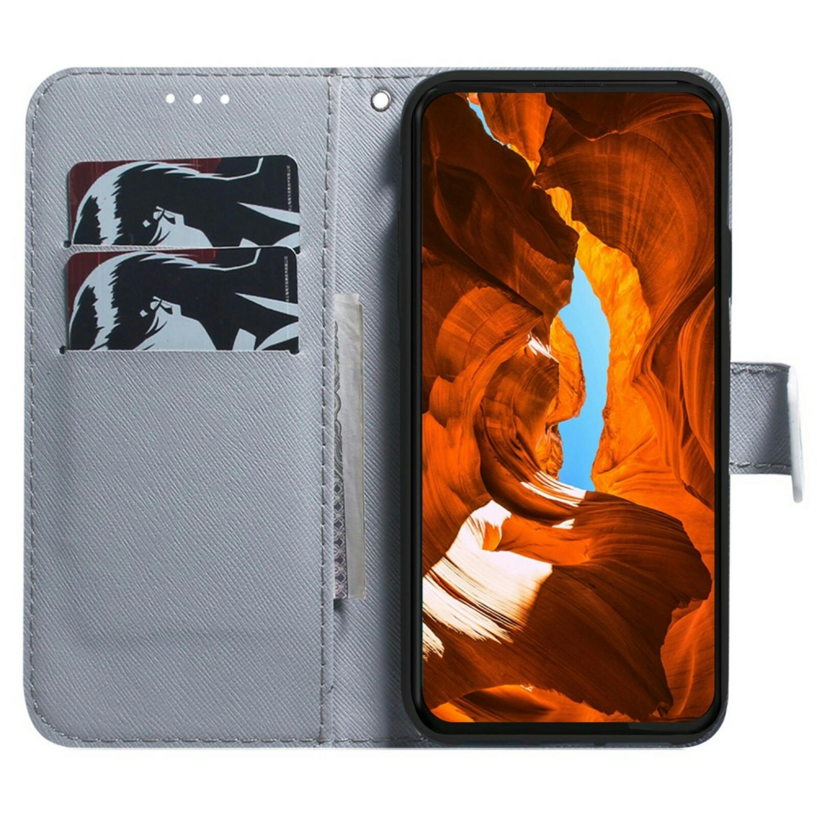 Comfycase Samsung Galaxy S24 FE Van Goghs Portemonnee Hoesje Bloesem