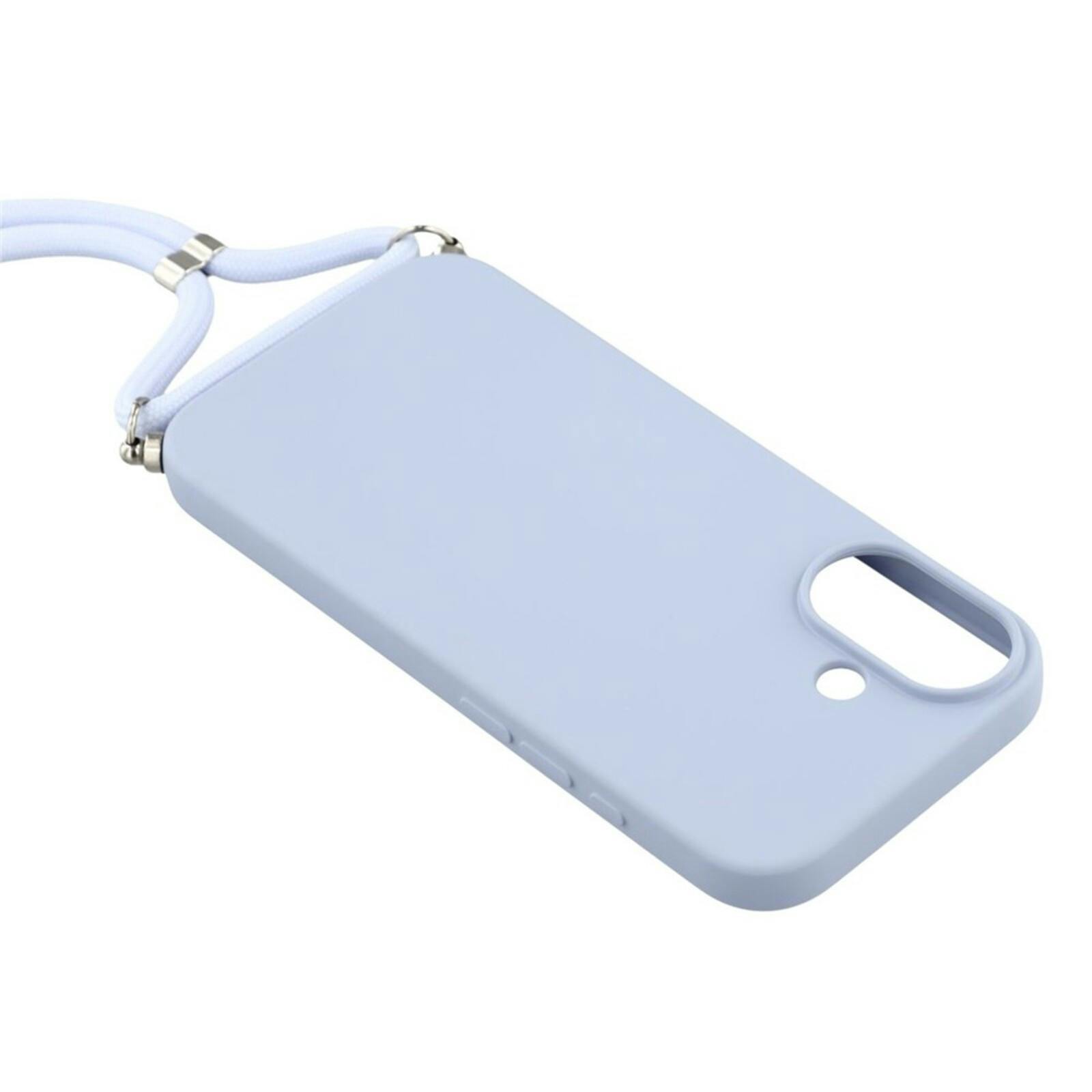 Mocaa Apple iPhone 17 Hoesje met Koord Paars