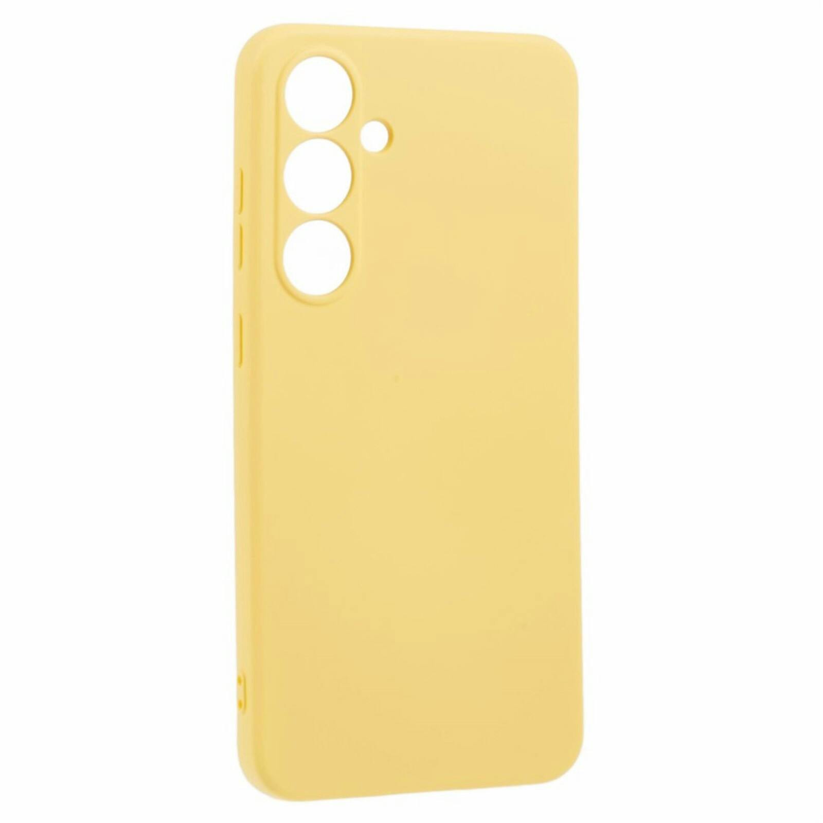 Mocaa Samsung Galaxy A37 Siliconen Hoesje Geel