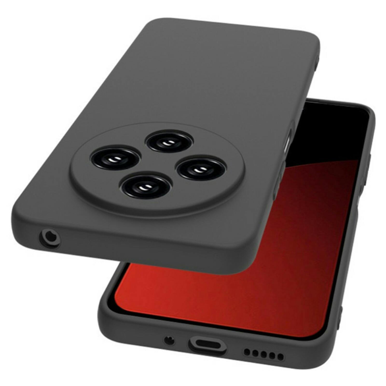 CaseBody Xiaomi Redmi 14C Slim-Fit Backcover Zwart