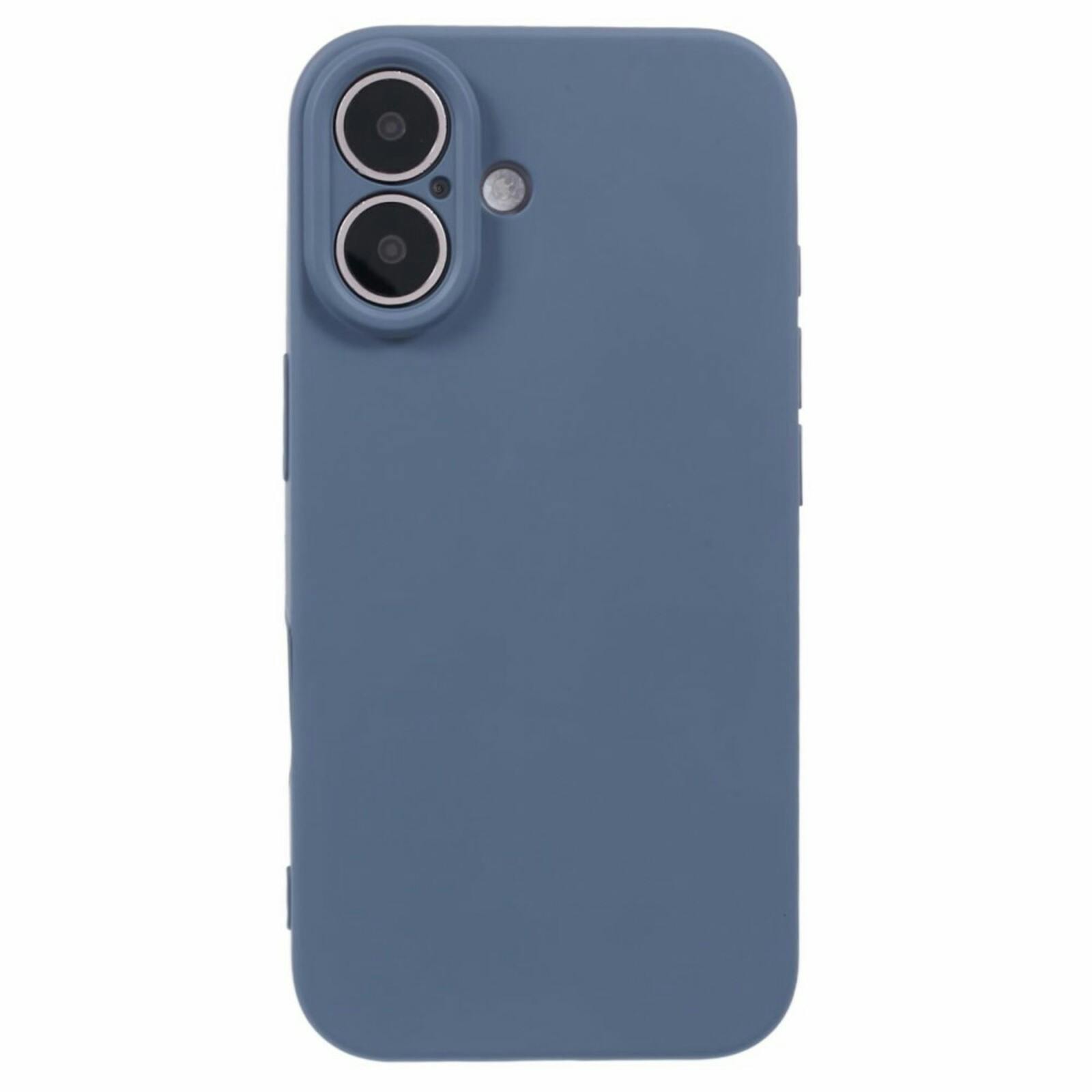 Mocaa Apple iPhone 16 Plus Lens Protection Hoesje Blauw