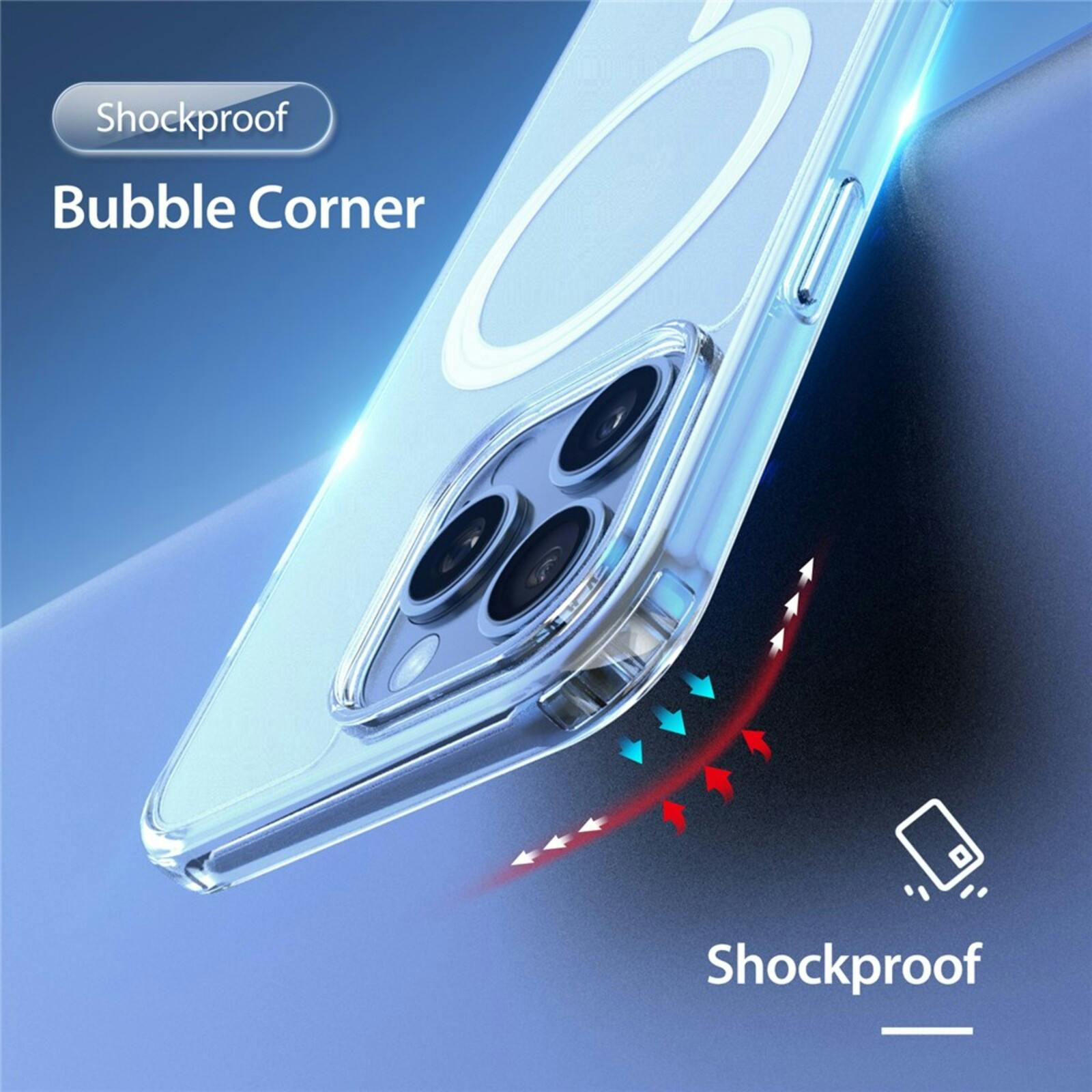 DUX DUCIS Apple iPhone 16 Pro Max Shockproof MagSafe Hoesje Transparant