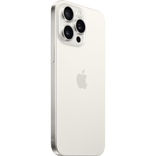 Apple iPhone 15 Pro Max White Titanium - Zijkant