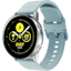 Swipez Galaxy Watch Siliconen Bandje Lichtblauw - Voorkant