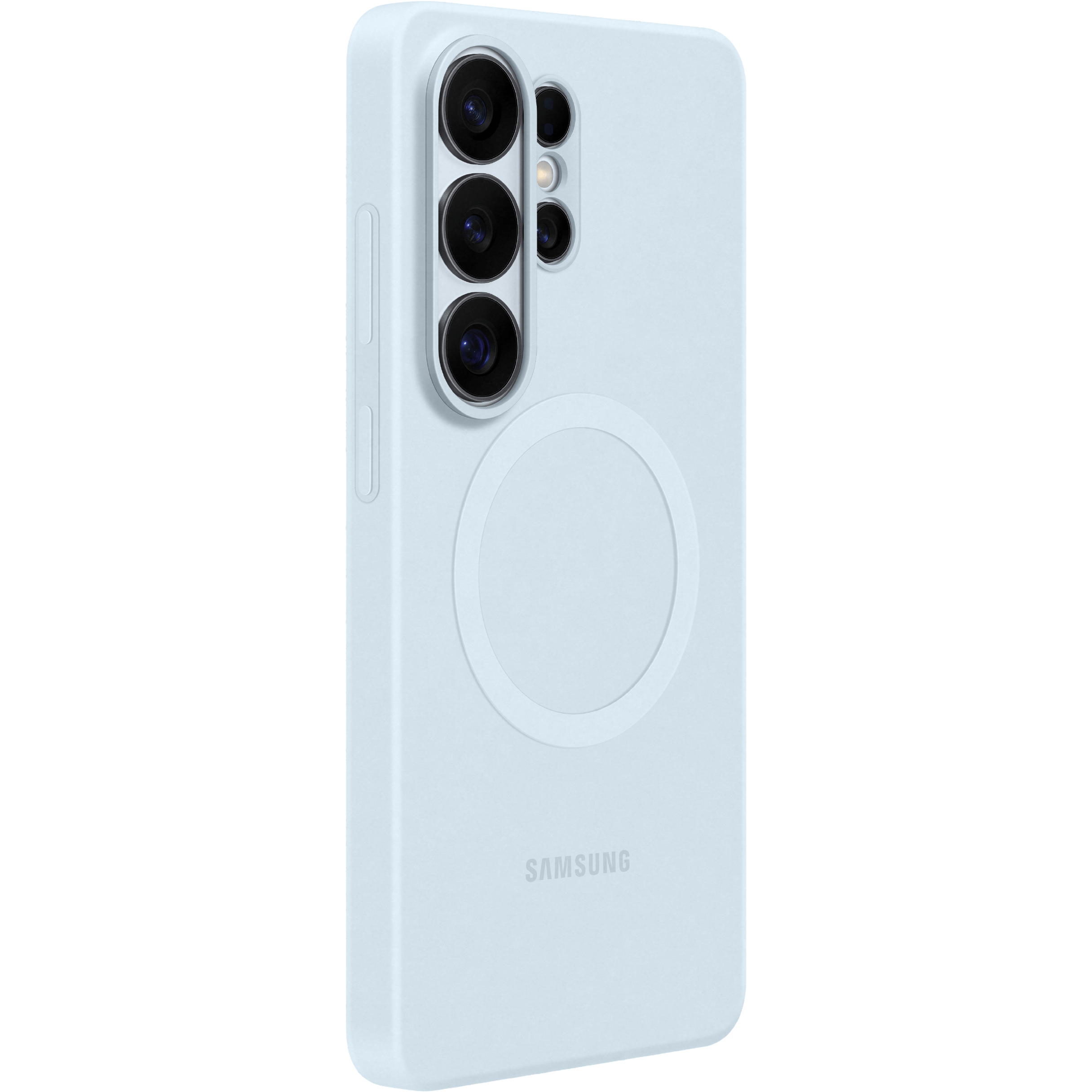 Samsung Galaxy S26 Ultra Siliconen Magnet Case Lichtblauw