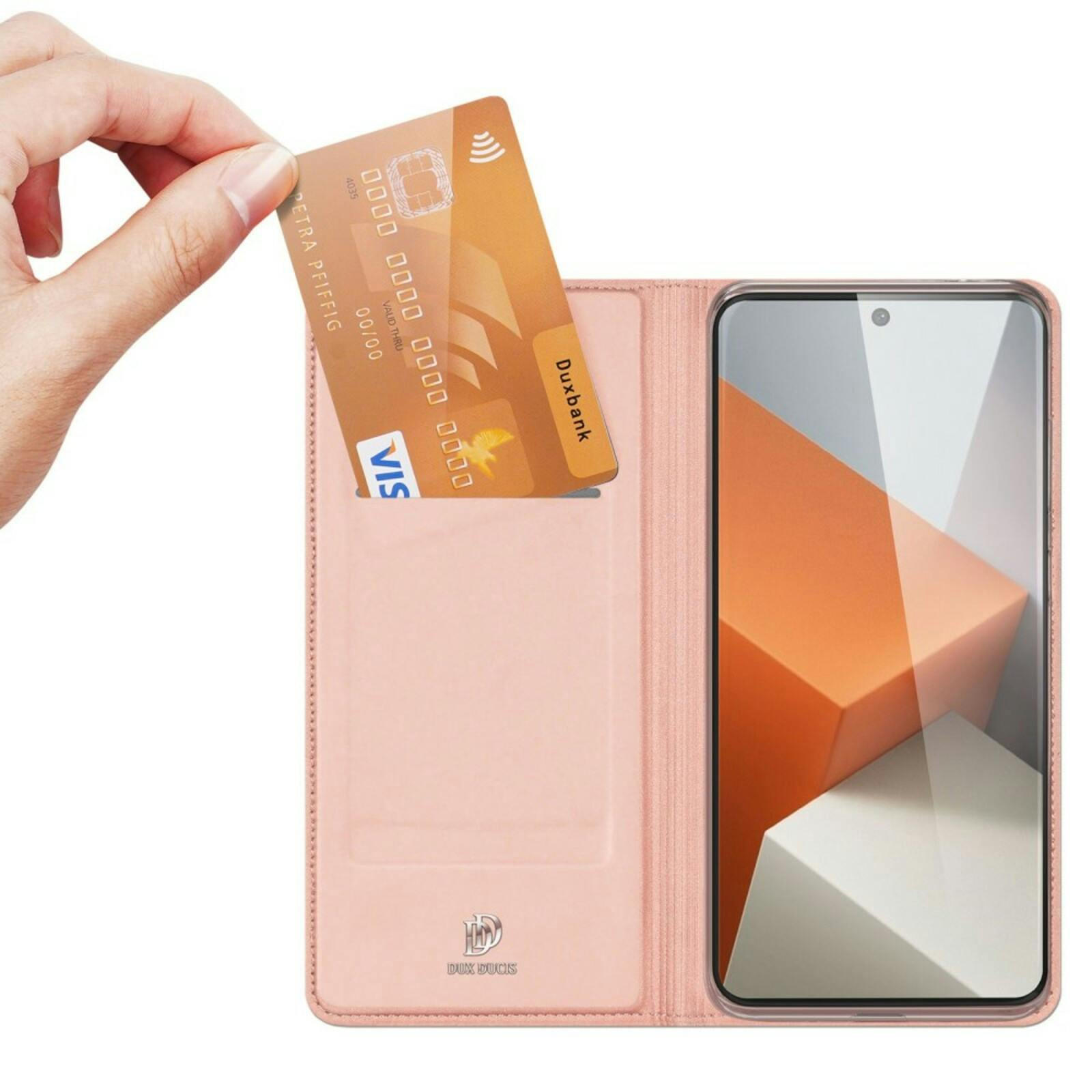 DUX DUCIS Xiaomi Redmi Note 13 Pro Plus Skin Pro Hoesje Roségoud