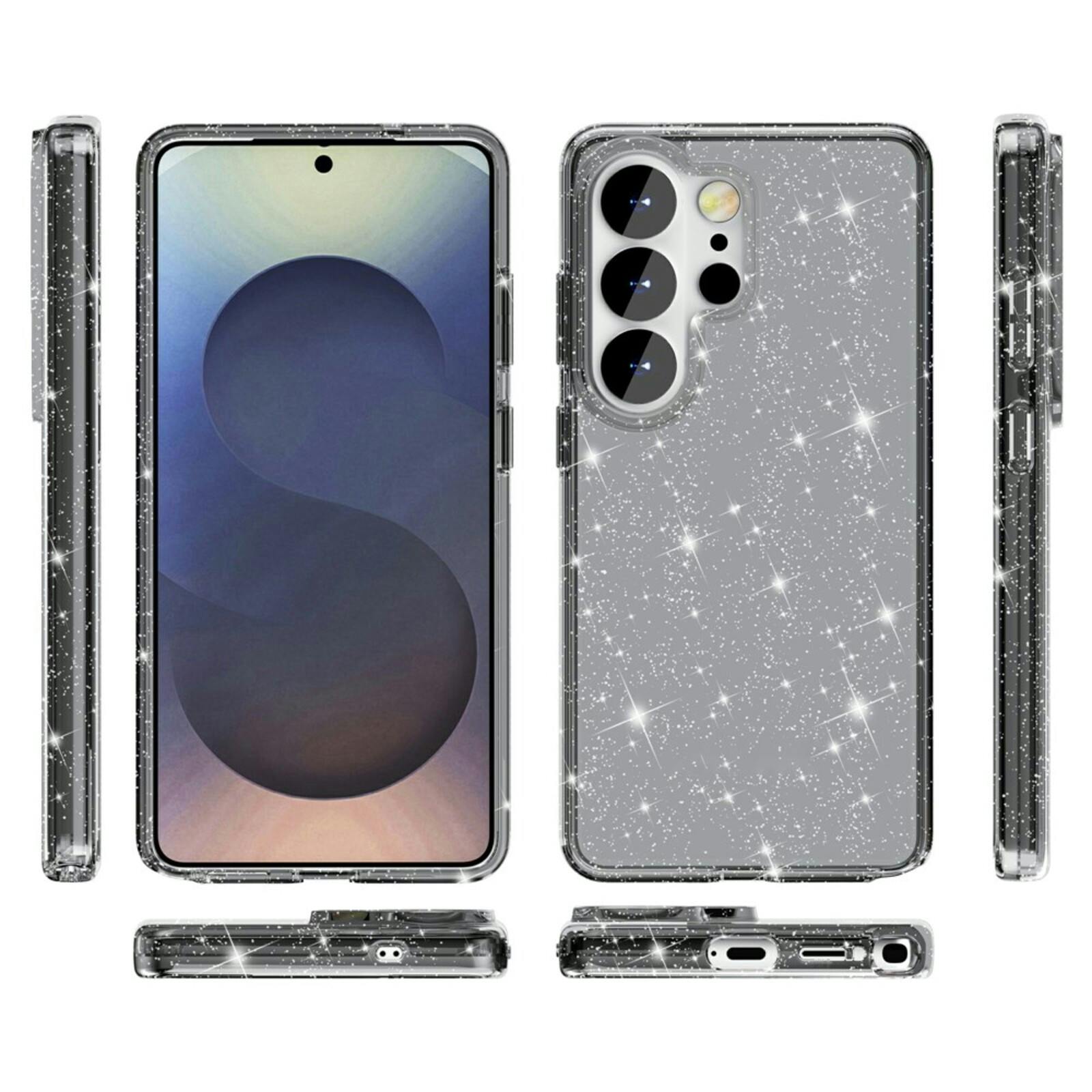CaseBody Samsung Galaxy S26 Ultra Glitz Beschermhoesje Zwart