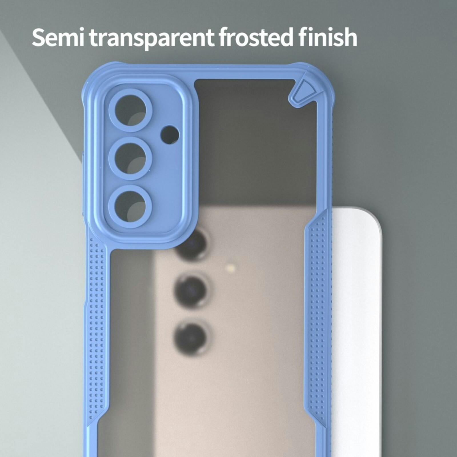 Mocaa Samsung Galaxy A16 Lichtgewicht Rugged Beschermhoesje Blauw