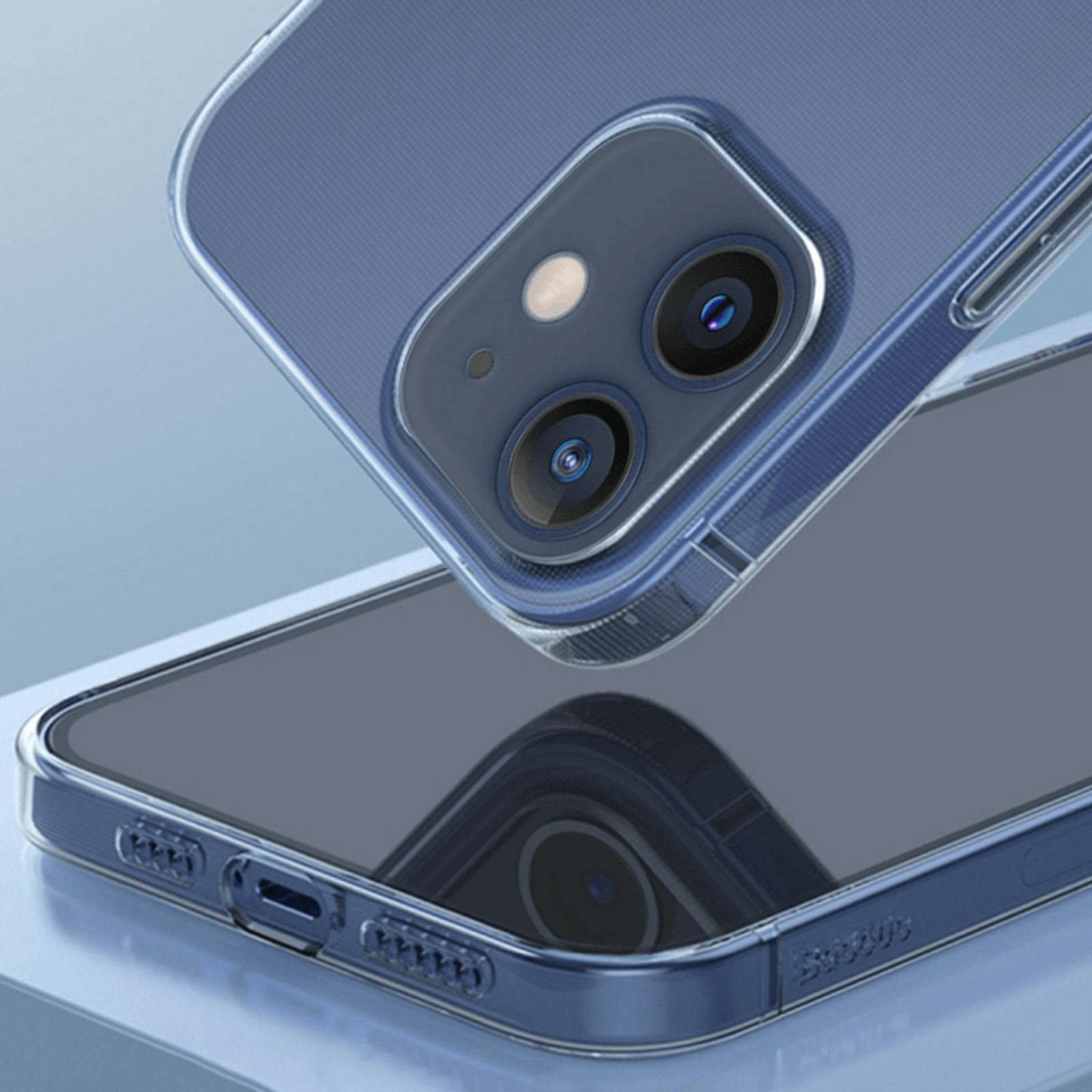 Baseus iPhone 12 Mini Simple Hoesje Transparant