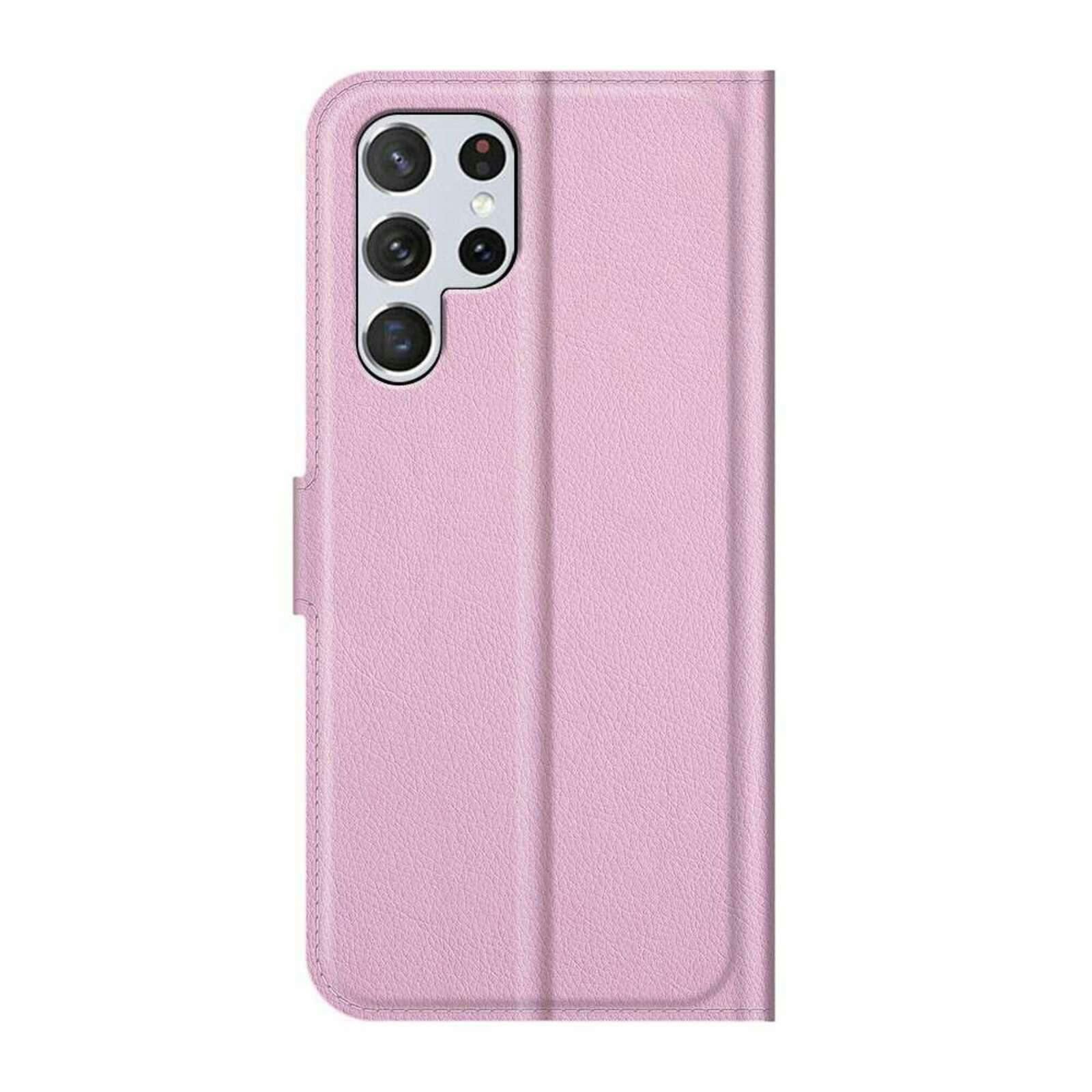 Just in Case Galaxy S22 Ultra TPU Portemonnee Hoesje Pink