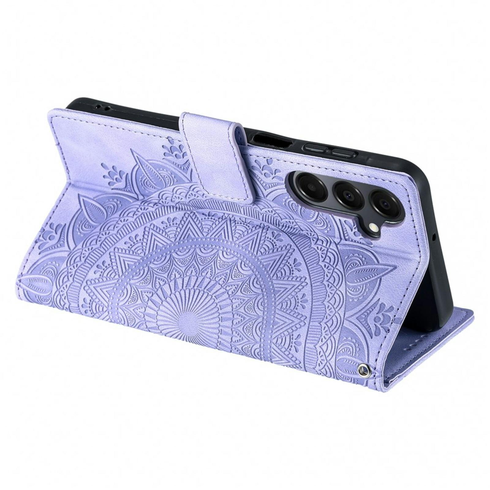 Comfycase Samsung Galaxy S25 FE Mandala Bookcase Paars