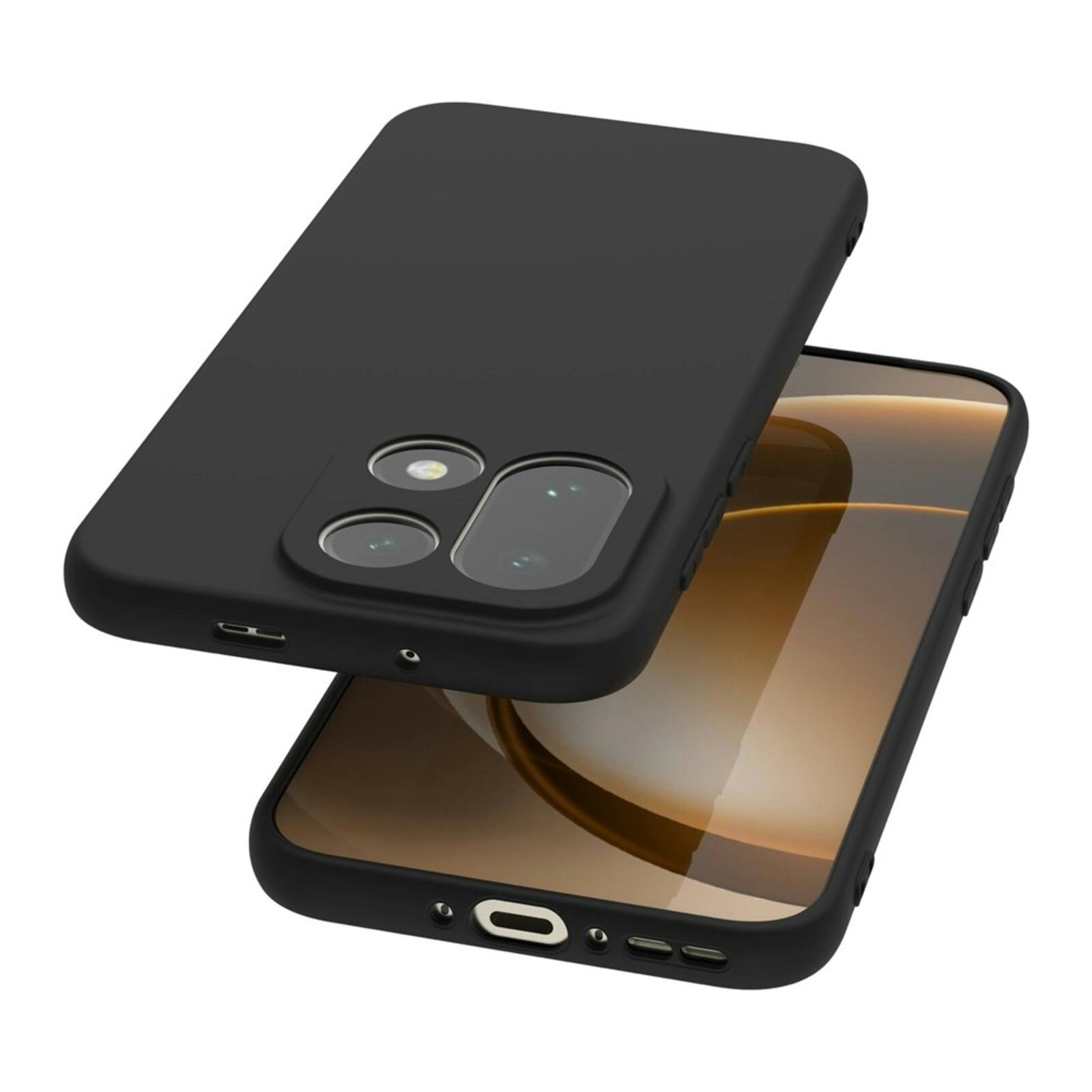 Mocaa OnePlus 15 Krasvrije TPU Case Zwart