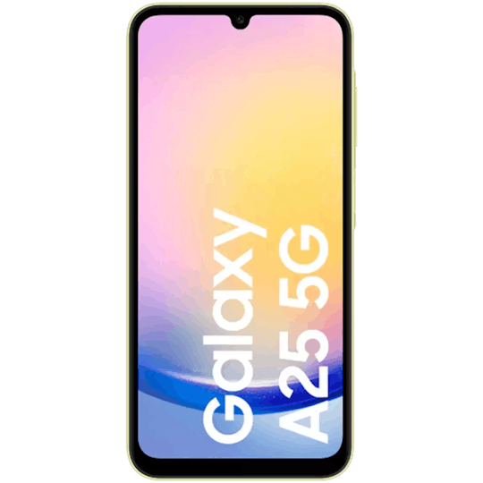 Samsung Galaxy A25 5G Yellow - Voorkant