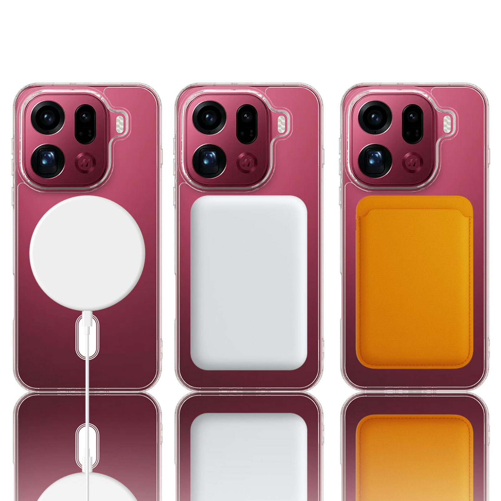 CaseBody OPPO Find X9 Pro Magnetische TPU Case Transparant