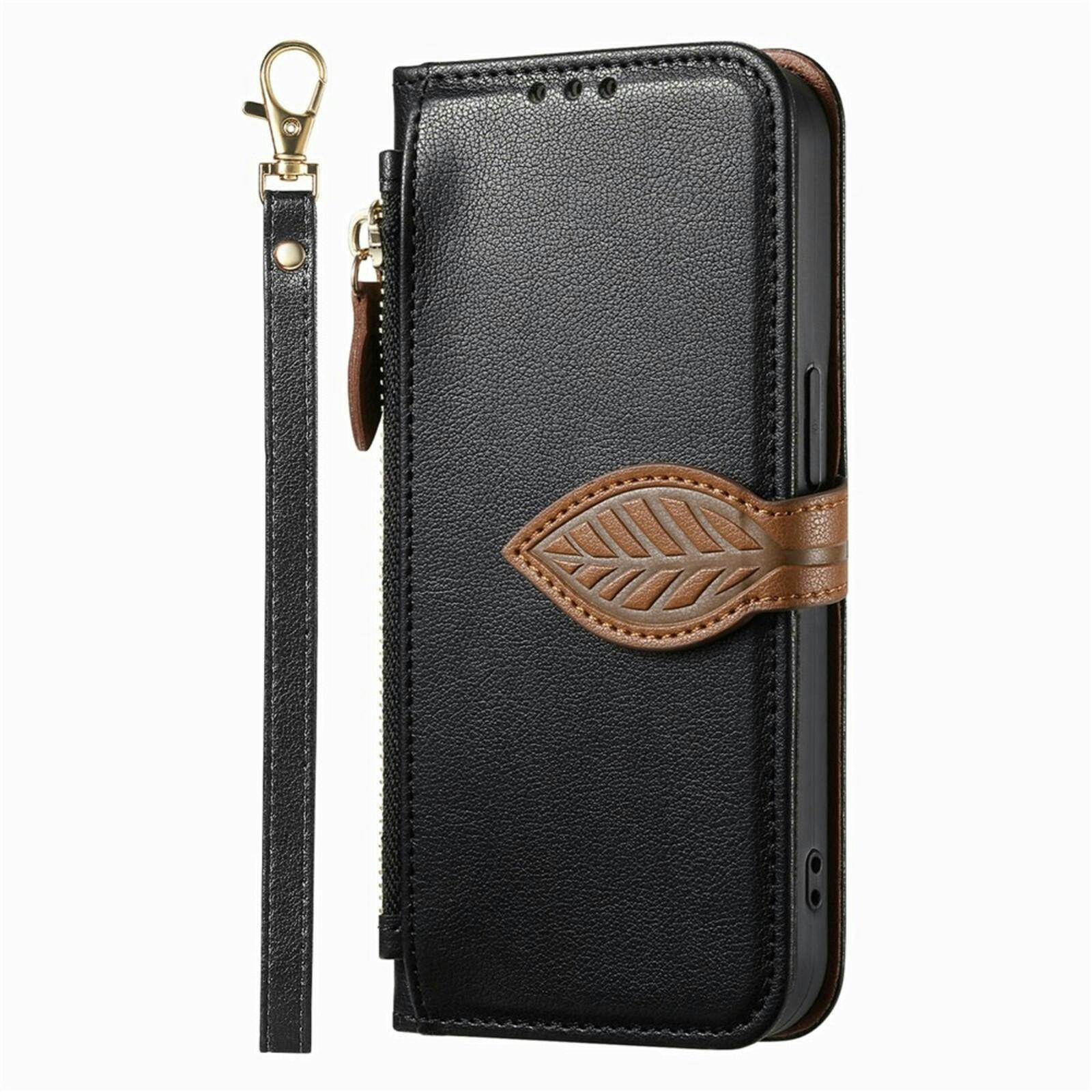Comfycase Samsung Galaxy S26 FE Book Case met Bladsluiting en Polsband Zwart