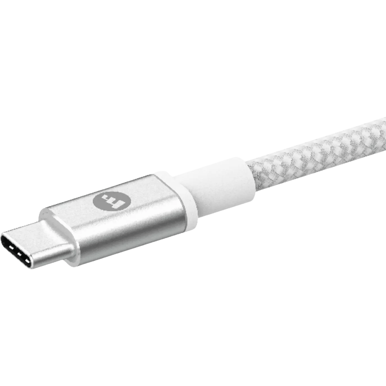Mophie Gewoven USB-C naar Lightning Kabel Wit