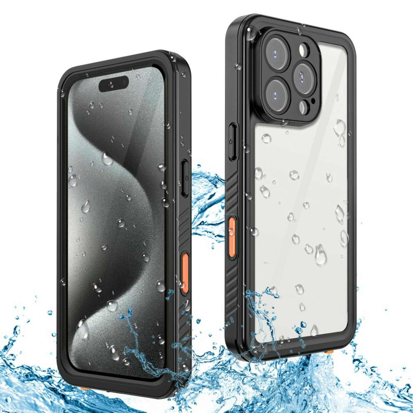 REDPEPPER iPhone 16 Pro FS Series Waterproof Hoesje Zwart