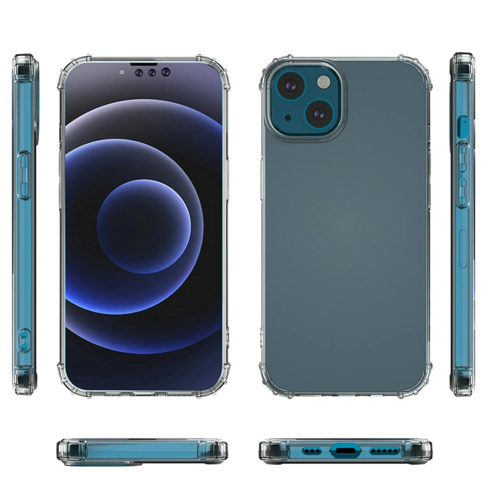 CaseBody iPhone 13 Schokbestendig Hoesje Transparant